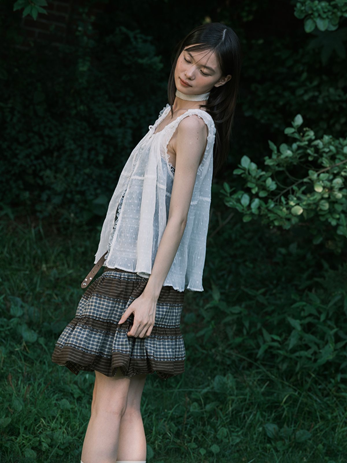 무음(MUWM) 나비 블라우스 Nabi Blouse (White)