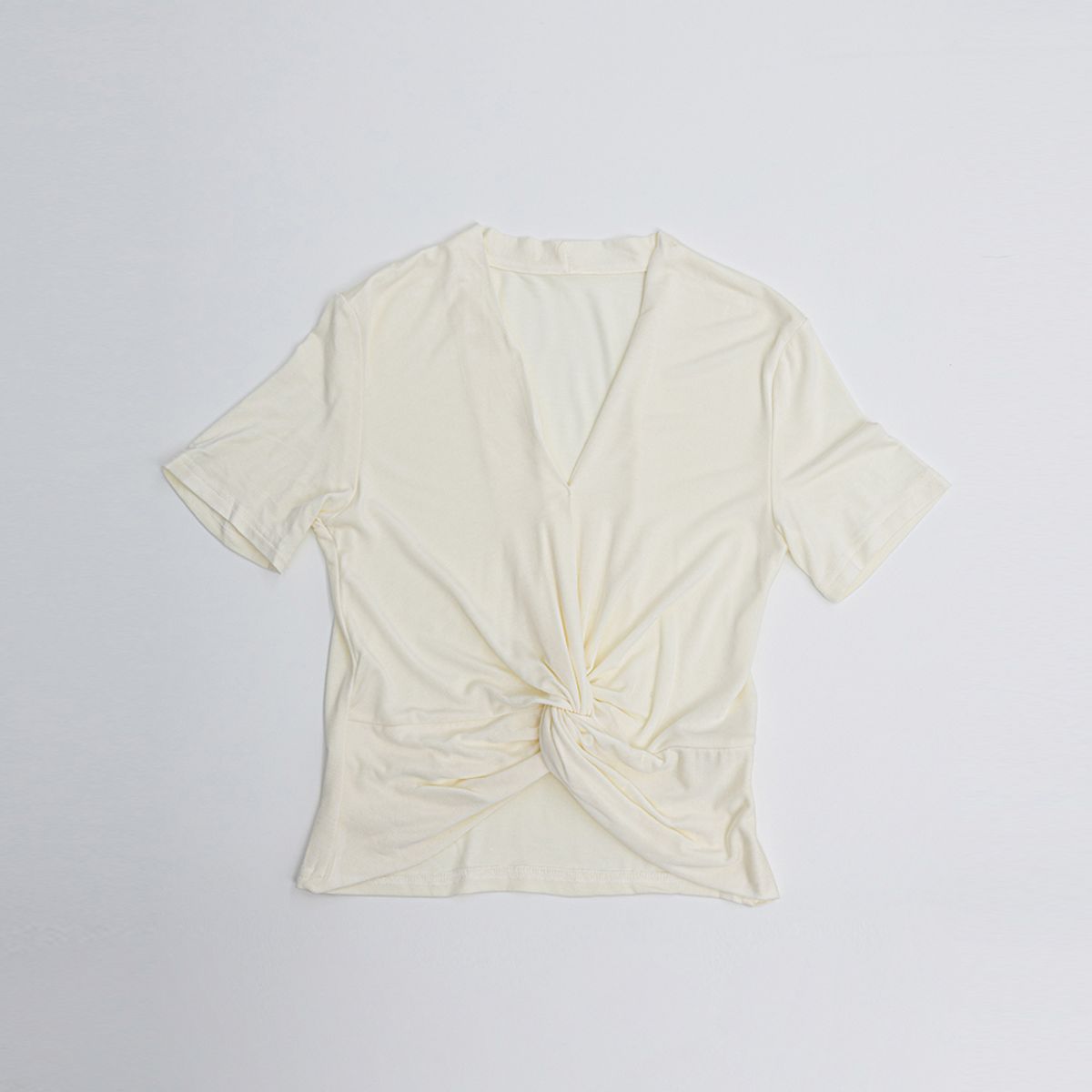 던드롭(DUNDROP) DD_Waist design kint top_2color