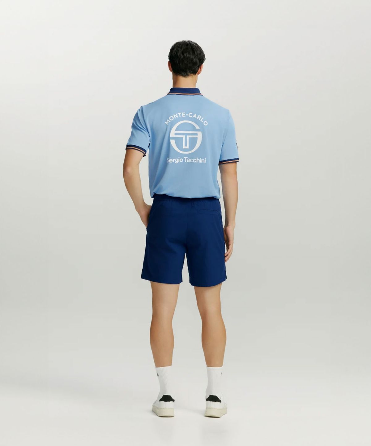 세르지오 타키니(SERGIO TACCHINI) MC 컨티넨탈 스태프 반팔 폴로셔츠 (L.Blue)