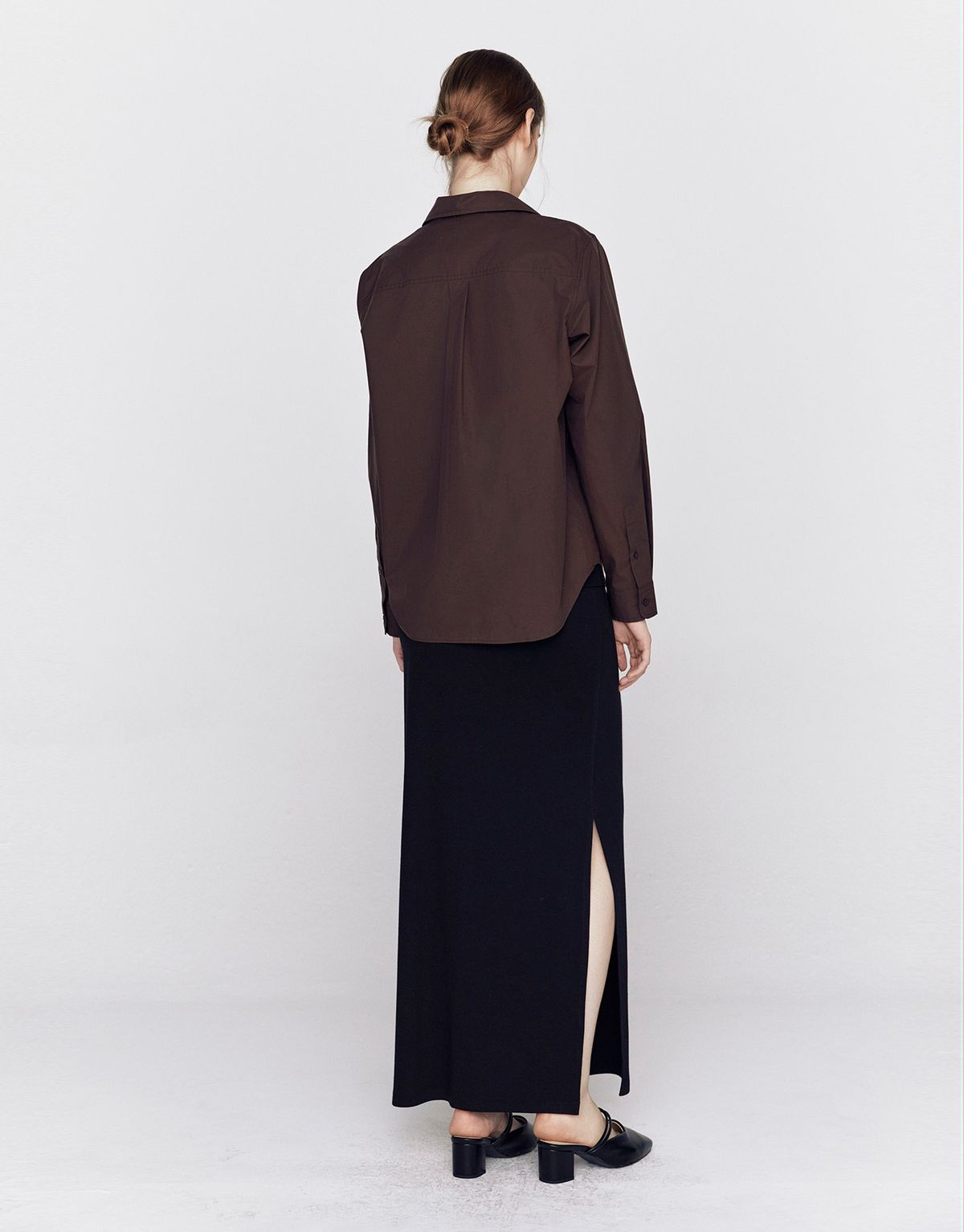 지오다노(GIORDANO) 져지 롱 스커트 165901 [2color]