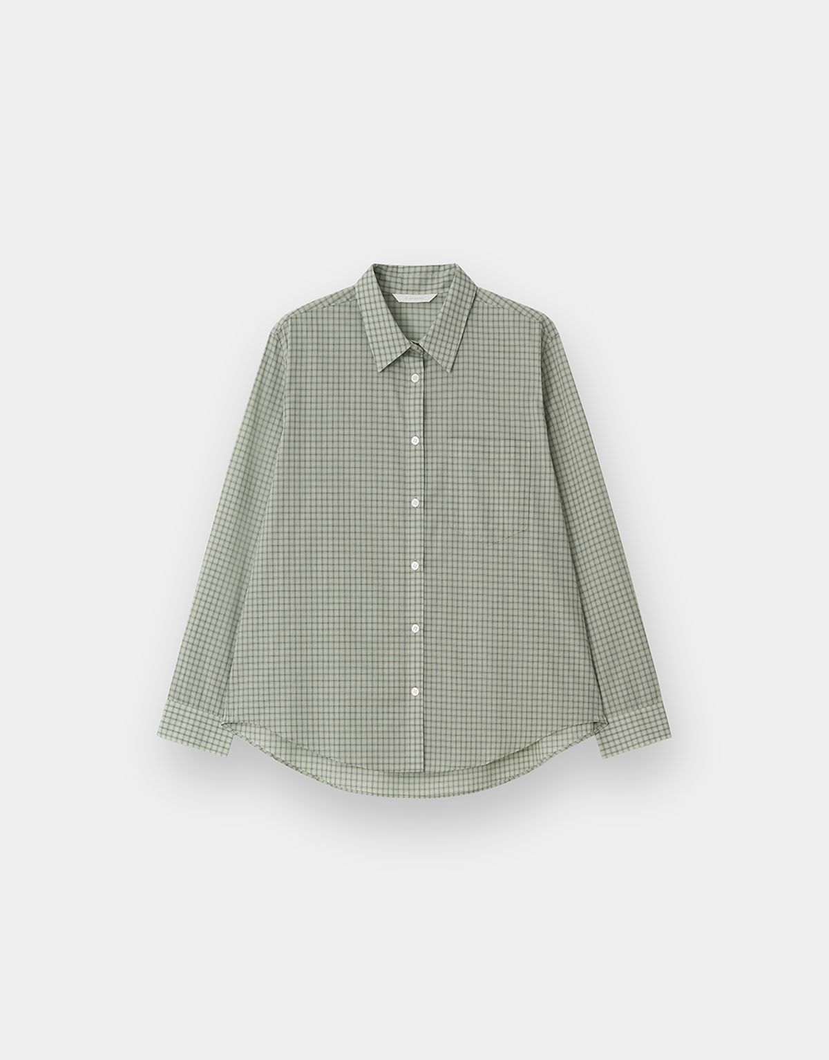 지오다노(GIORDANO) 루즈핏 시어 체크 셔츠 345900 [2color]