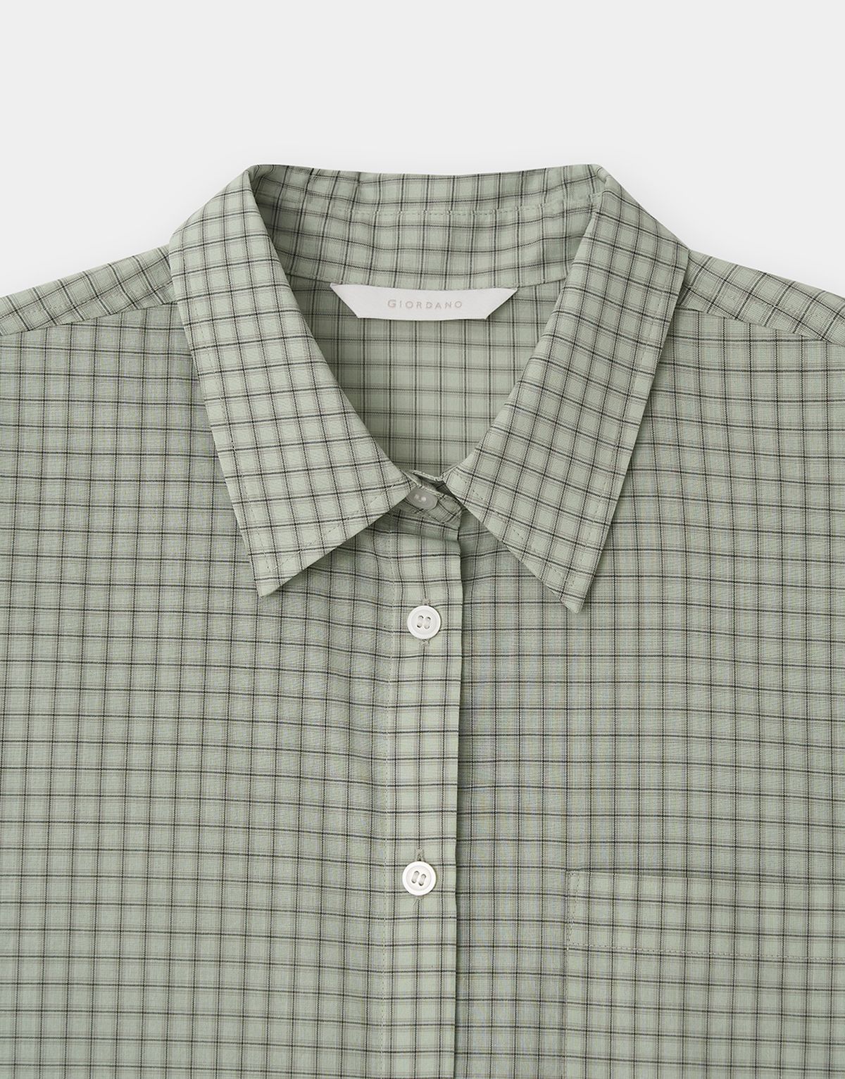 지오다노(GIORDANO) 루즈핏 시어 체크 셔츠 345900 [2color]