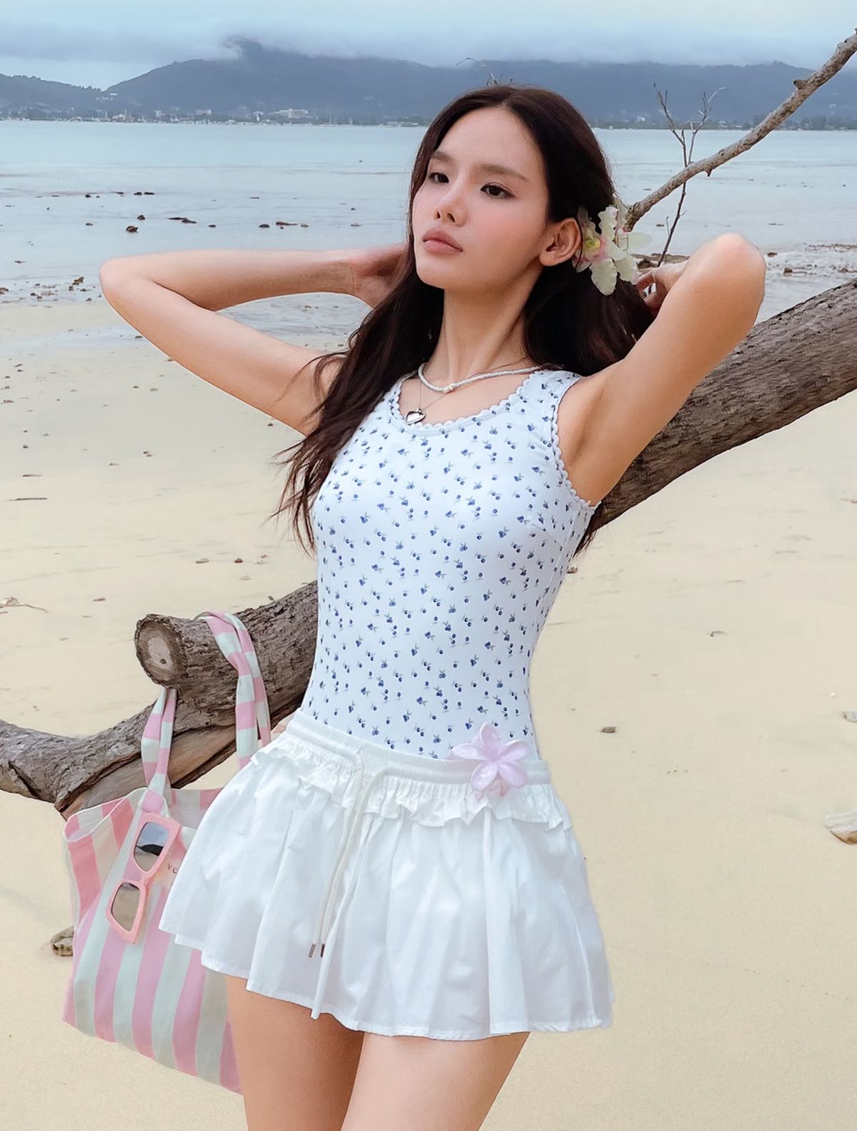 아이엠클레어(IMCLAIRE) 미스티 원피스 수영복 화이트