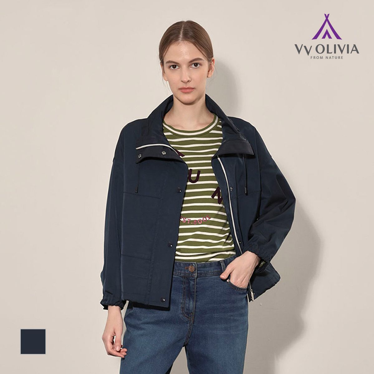 비비올리비아(VVOLIVIA) 하이넥 점퍼_VVCCL4F8186