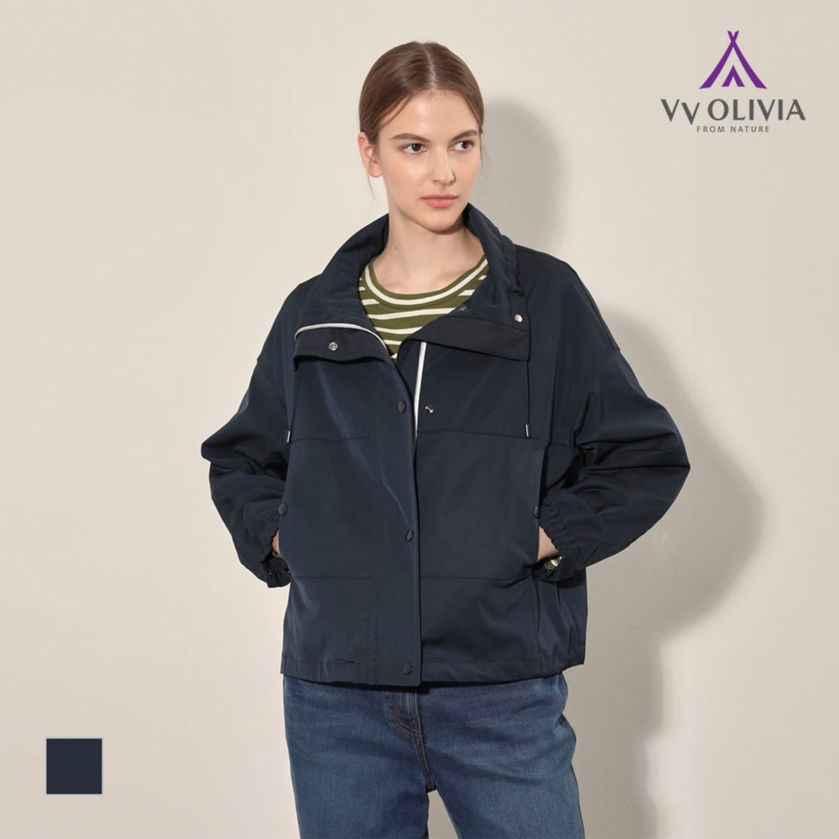 비비올리비아(VVOLIVIA) 하이넥 점퍼_VVCCL4F8186