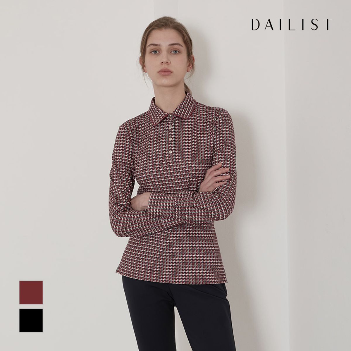 데일리스트(DAILIST) 골프 티셔츠_MDGALYF7111