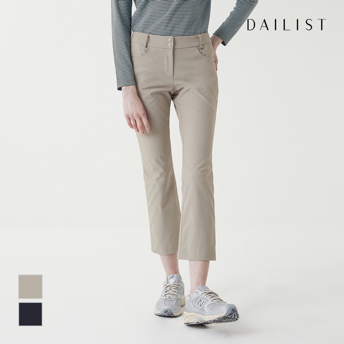 데일리스트(DAILIST) 세미 부츠컷 팬츠_MDBDL3F7391