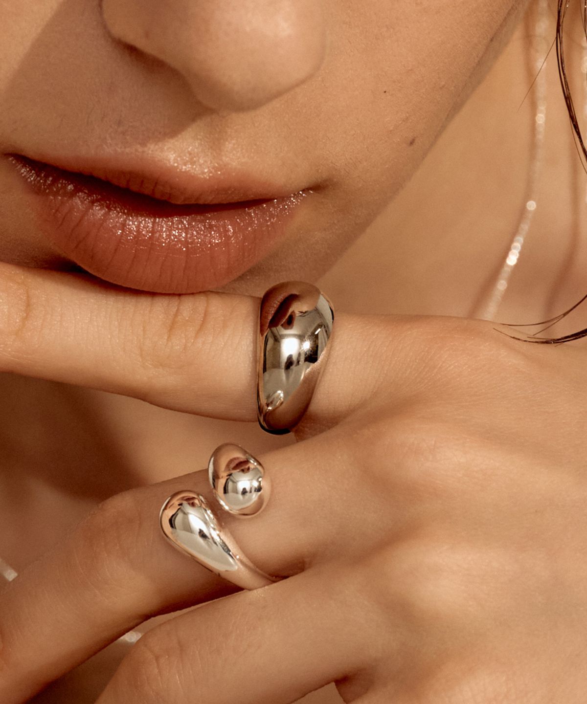 노비스도쿄(NOVICE TOKYO) 볼륨 링 Volume Ring［Stainless］/ silver