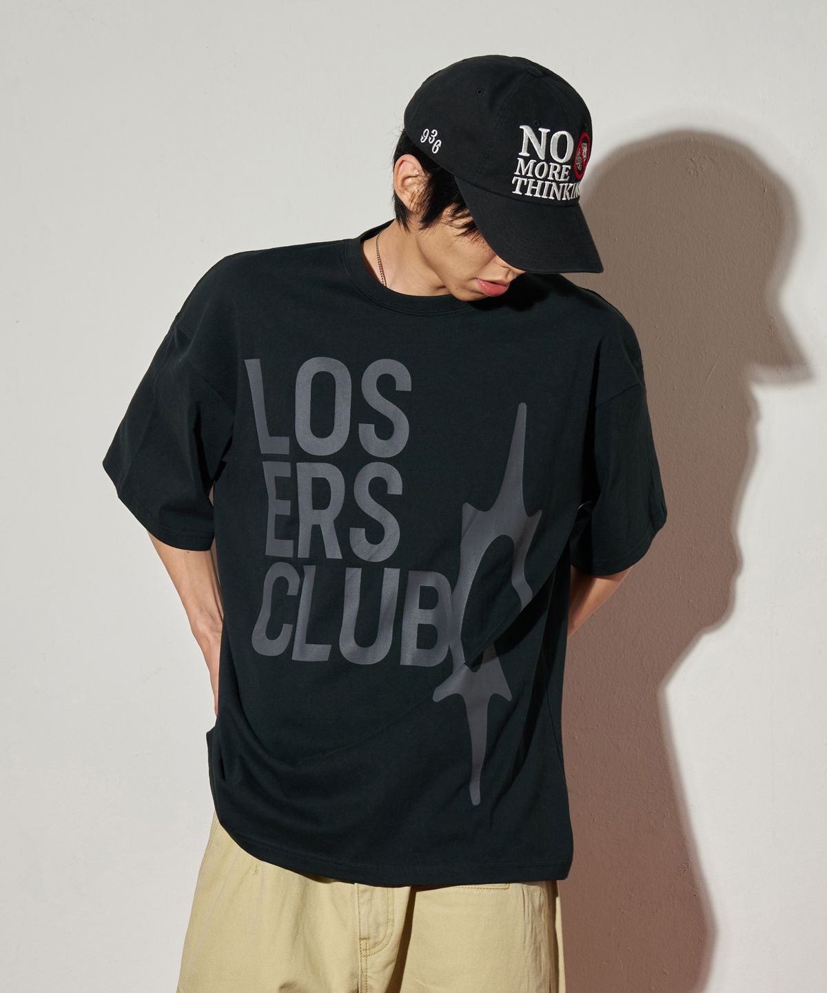 루저스클럽(LOSERS CLUB) 로고 반팔티셔츠 블랙