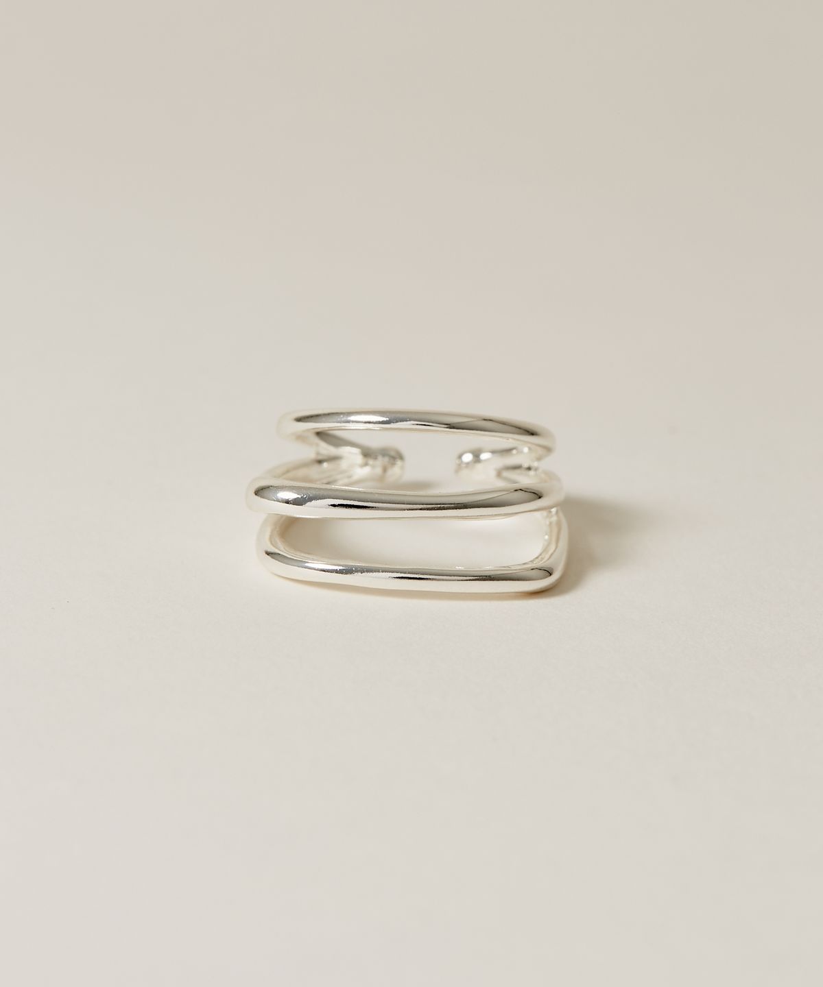 노비스도쿄(NOVICE TOKYO) 트리플 라인 이어커프 Triple Line Ear Cuff / silver