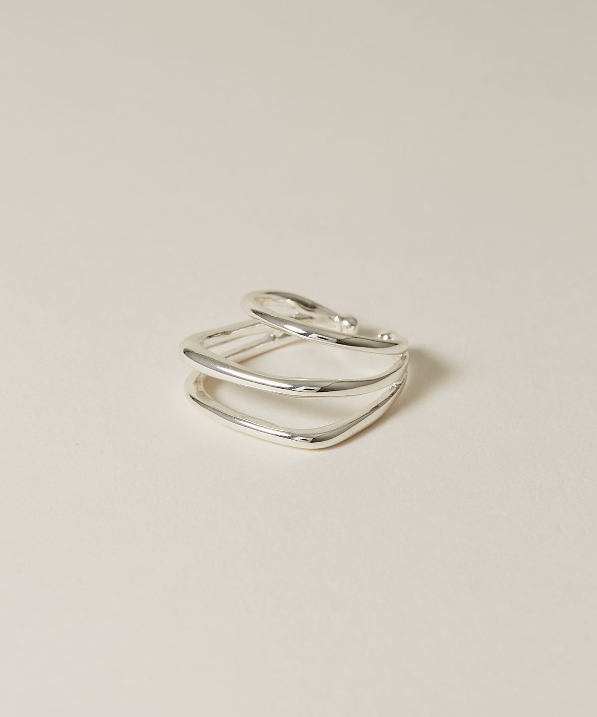 노비스도쿄(NOVICE TOKYO) 트리플 라인 이어커프 Triple Line Ear Cuff / silver