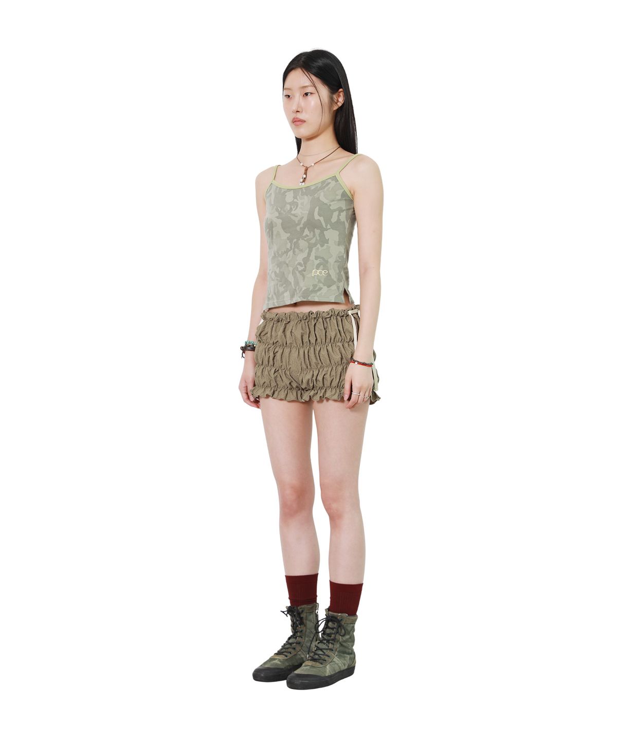 피스메이커(PIECE MAKER) SAND CAMO SLEEVELESS (KHAKI)