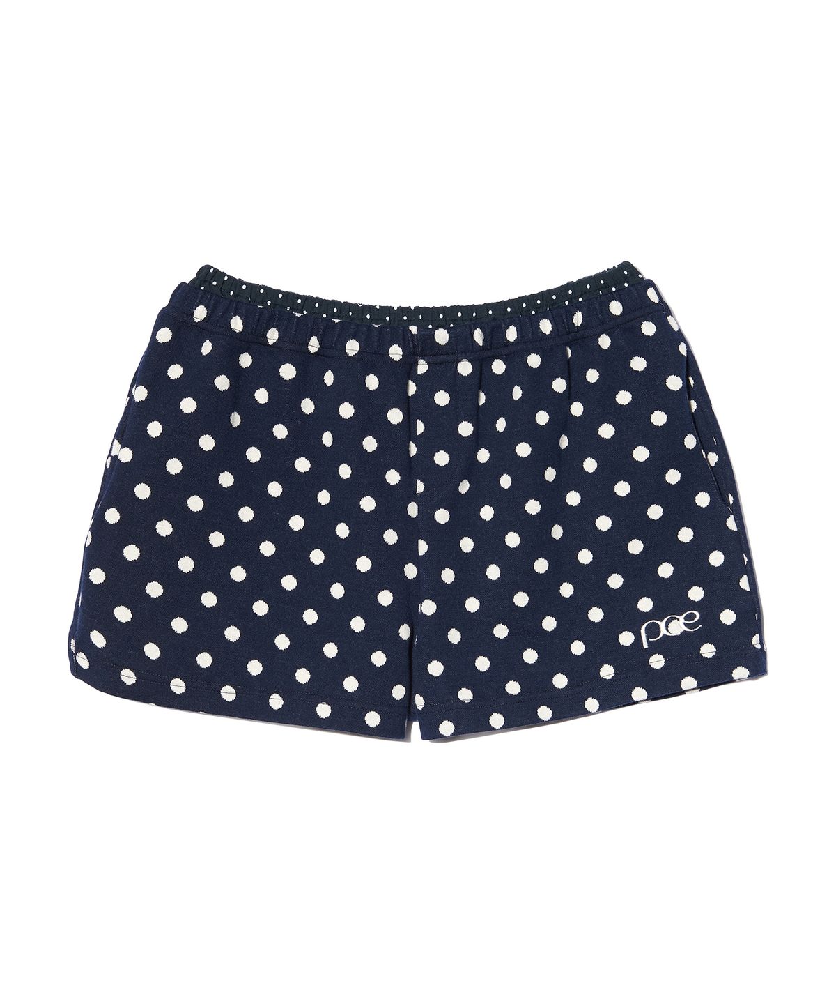 피스메이커(PIECE MAKER) DOT LAYERED SHORT PANTS (NAVY)