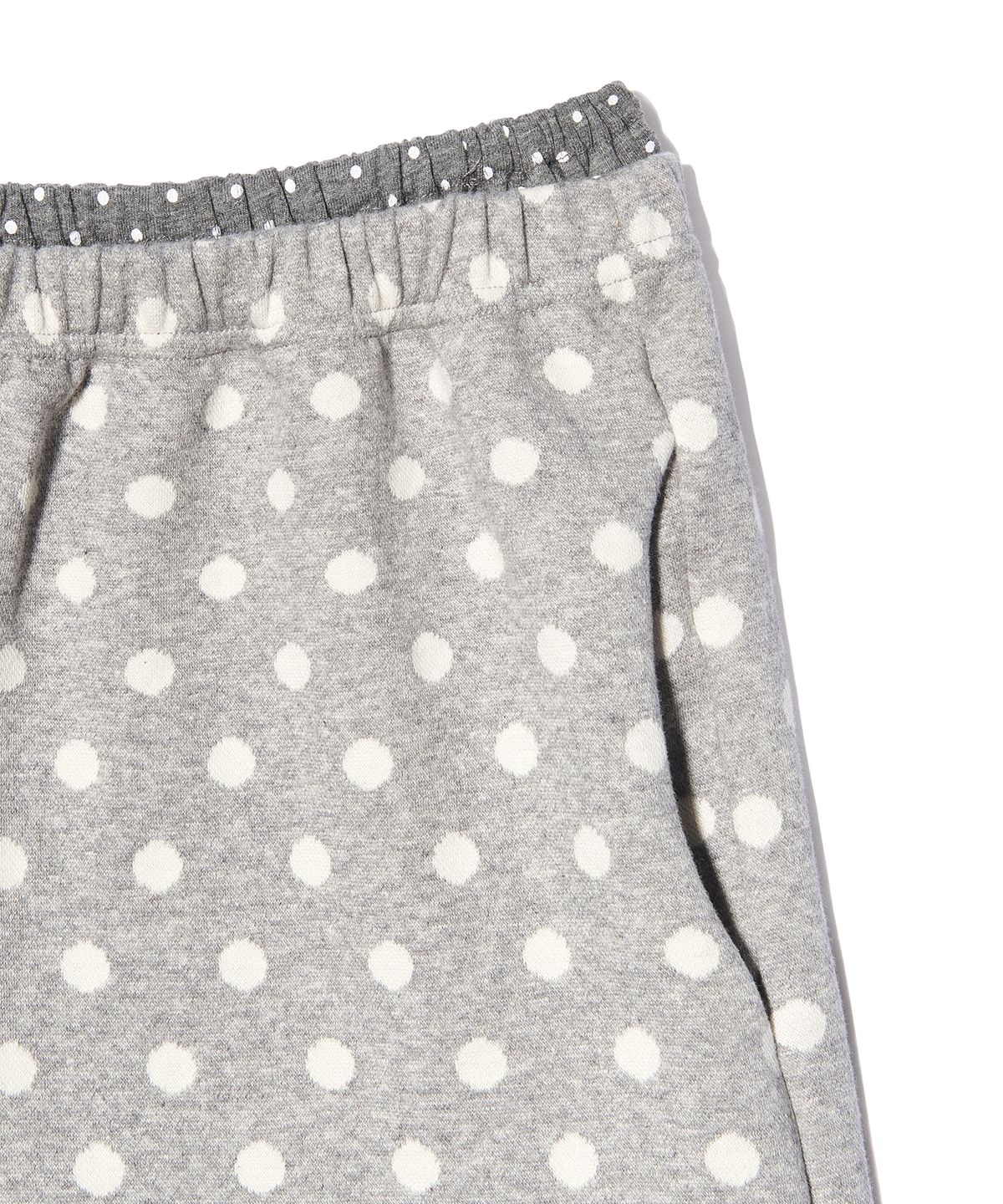 피스메이커(PIECE MAKER) DOT LAYERED SHORT PANTS (GREY)