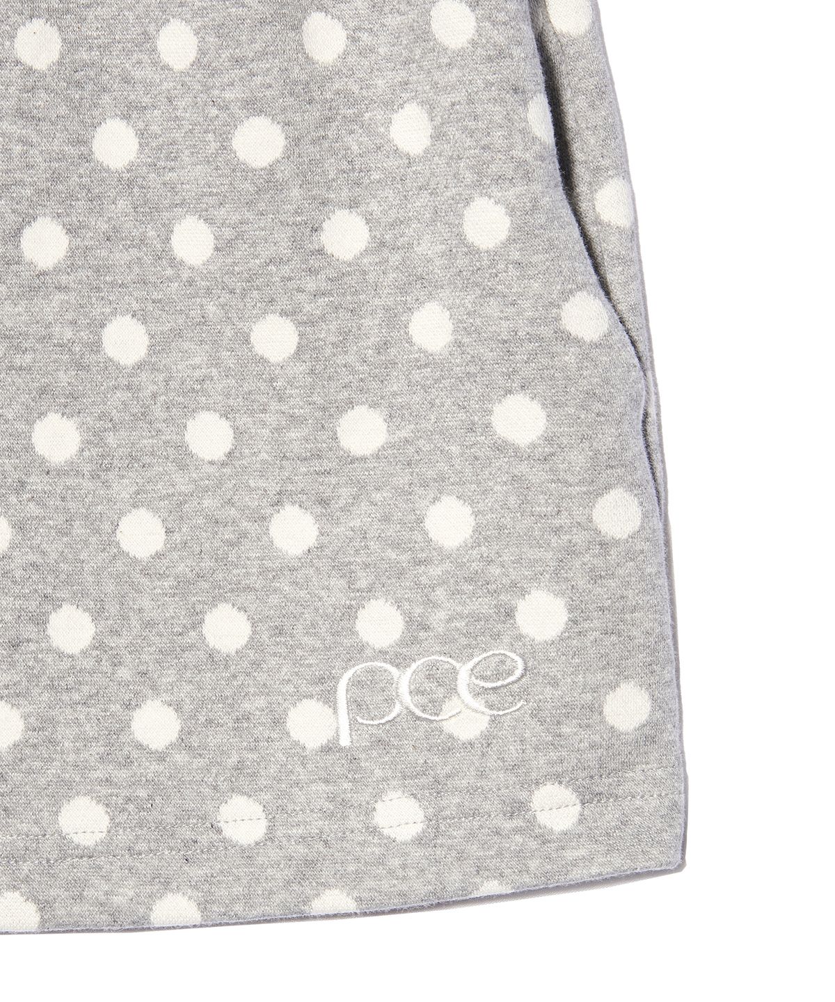 피스메이커(PIECE MAKER) DOT LAYERED SHORT PANTS (GREY)