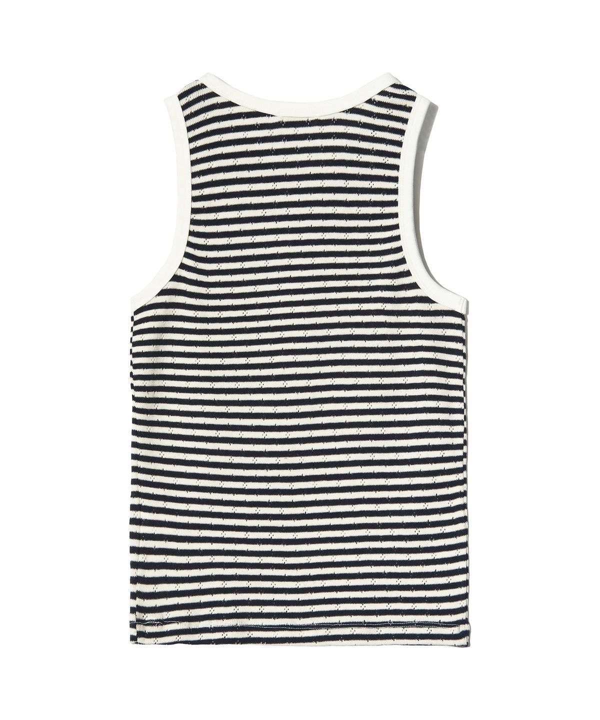 피스메이커(PIECE MAKER) PUNCHING STRIPE TANK TOP (NAVY)