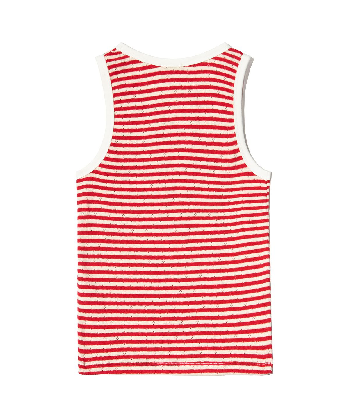 피스메이커(PIECE MAKER) PUNCHING STRIPE TANK TOP (RED)