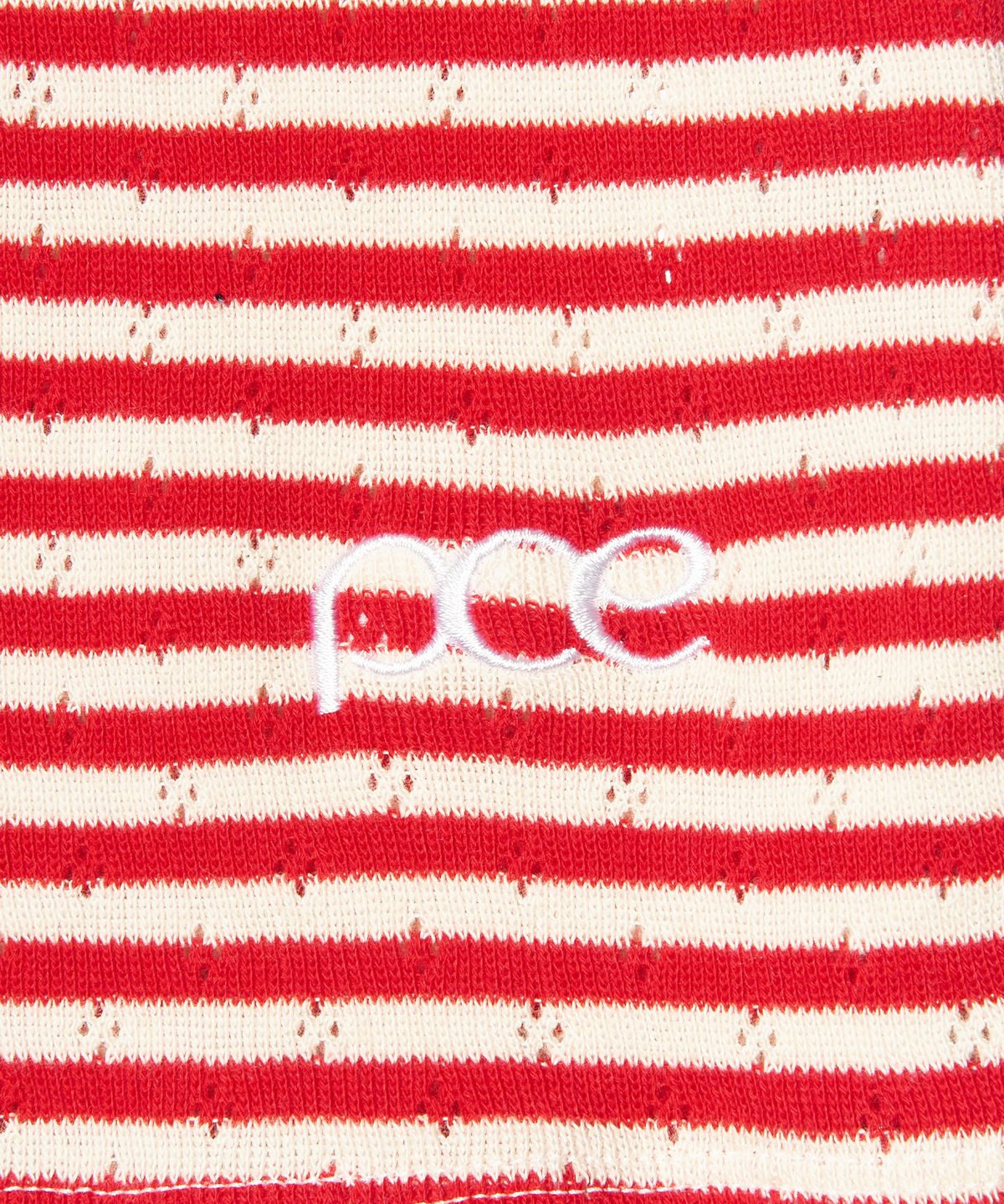 피스메이커(PIECE MAKER) PUNCHING STRIPE TANK TOP (RED)