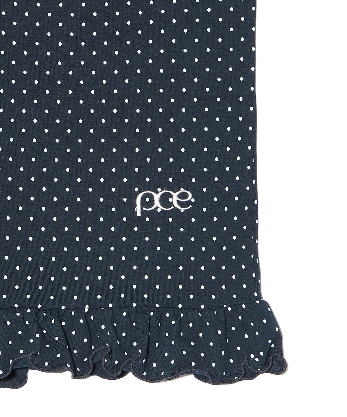피스메이커(PIECE MAKER) DOT FRILL SLEEVELESS (NAVY)