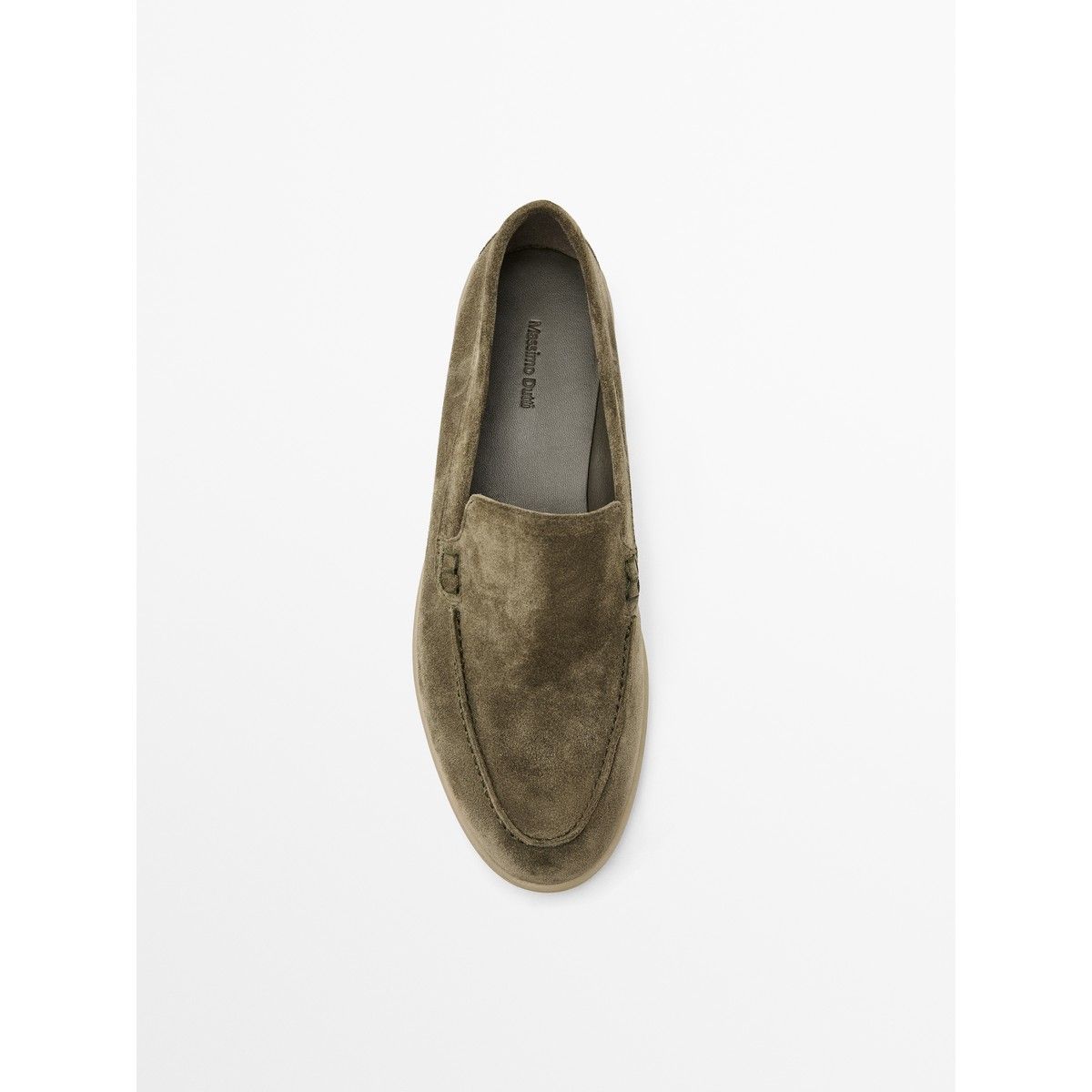 마시모두띠(MASSIMO DUTTI) 스플릿 스웨이드 레더 로퍼