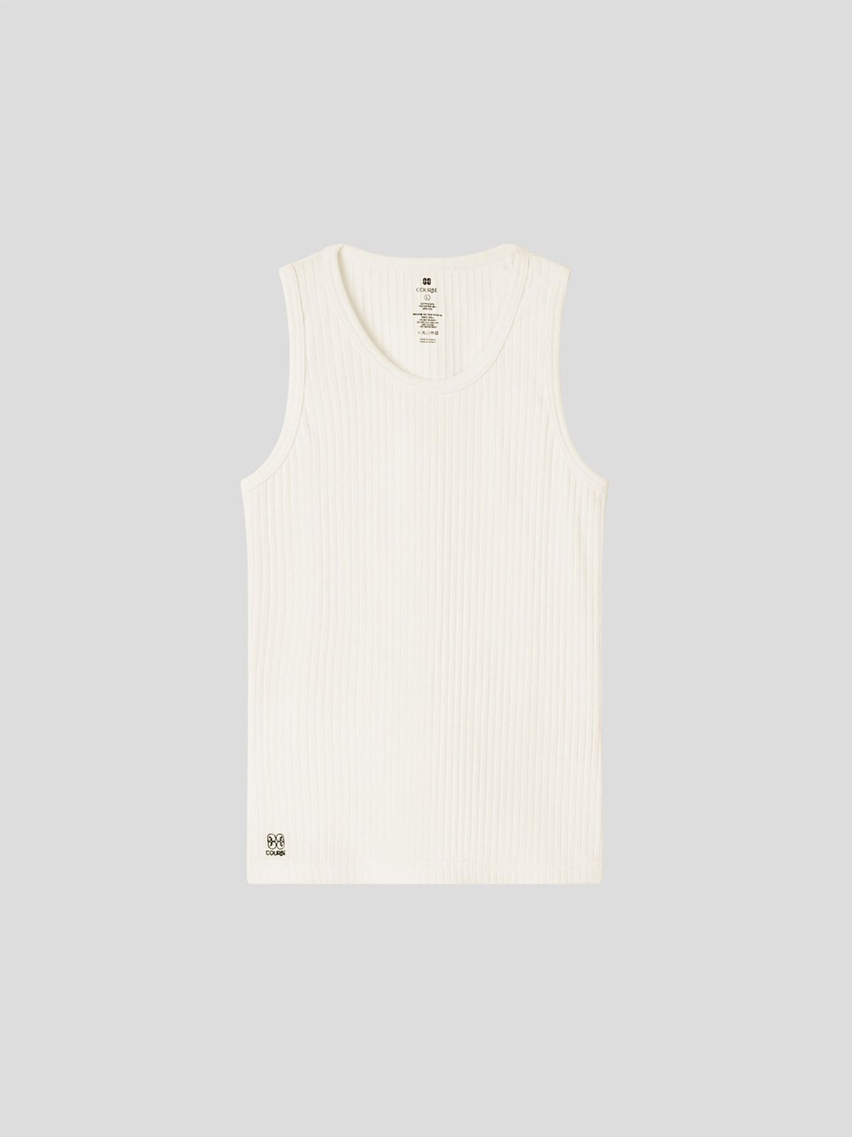 쿠르베(COURBE) Wed Sleeceless (White)