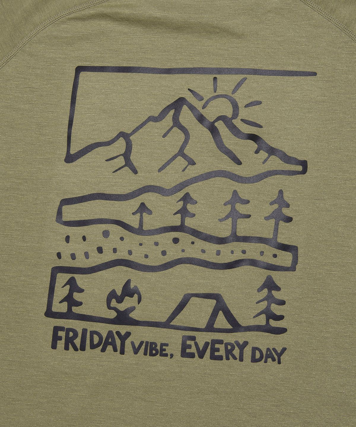 프라이데이세븐(FRIDAYSEVEN) 폴라텍 Polartec POWER DRY long sleeve - KHAKI