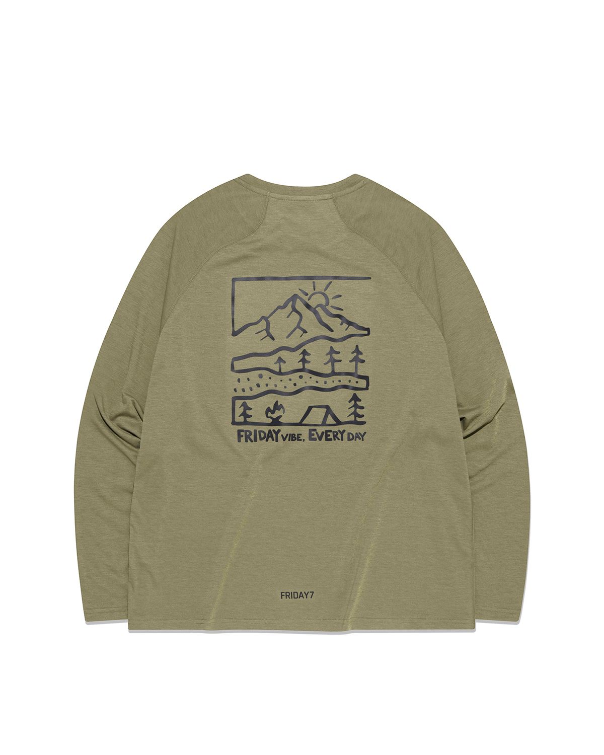 프라이데이세븐(FRIDAYSEVEN) 폴라텍 Polartec POWER DRY long sleeve - KHAKI