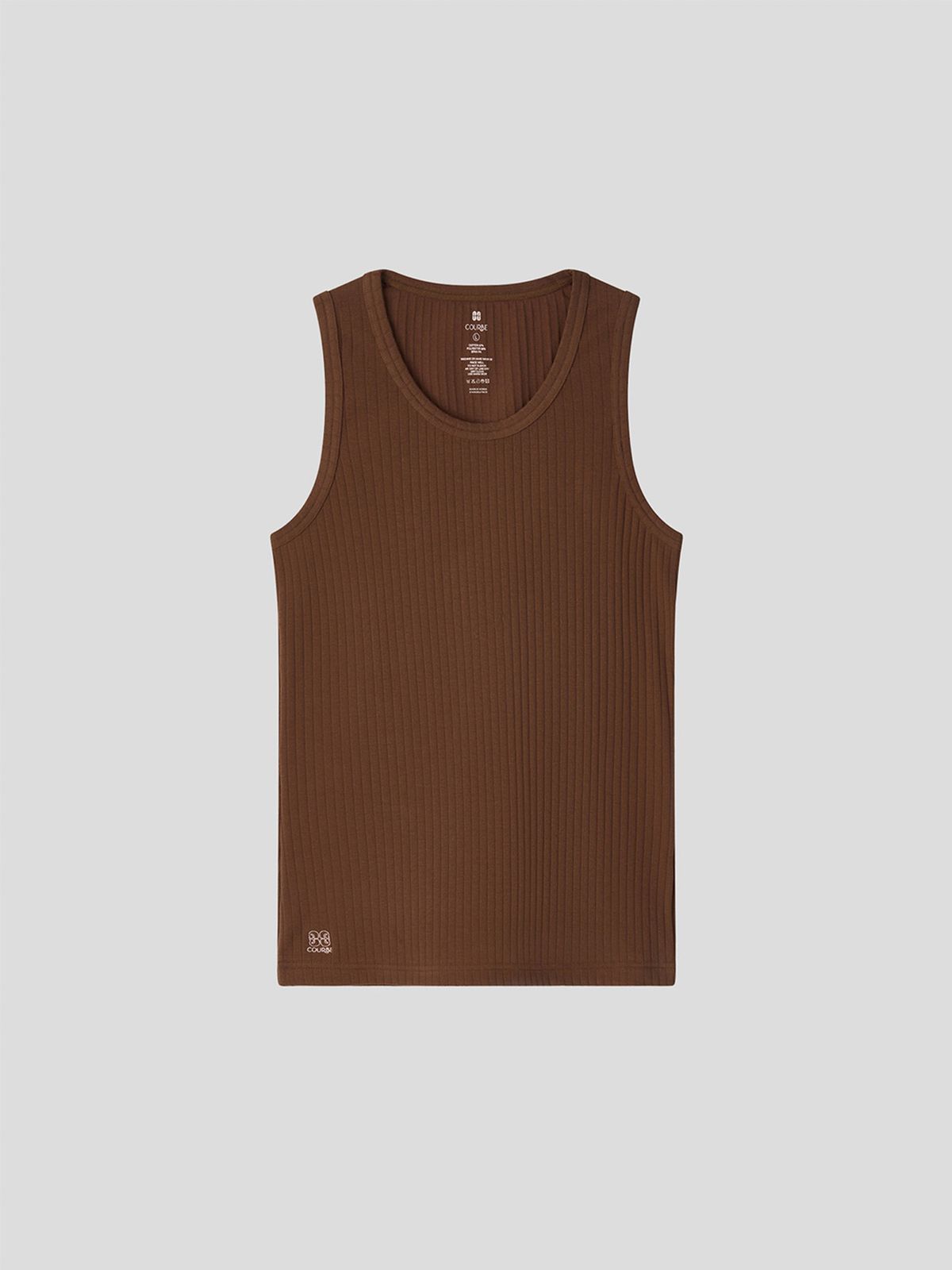 쿠르베(COURBE) Wed Sleeveless (Brown)