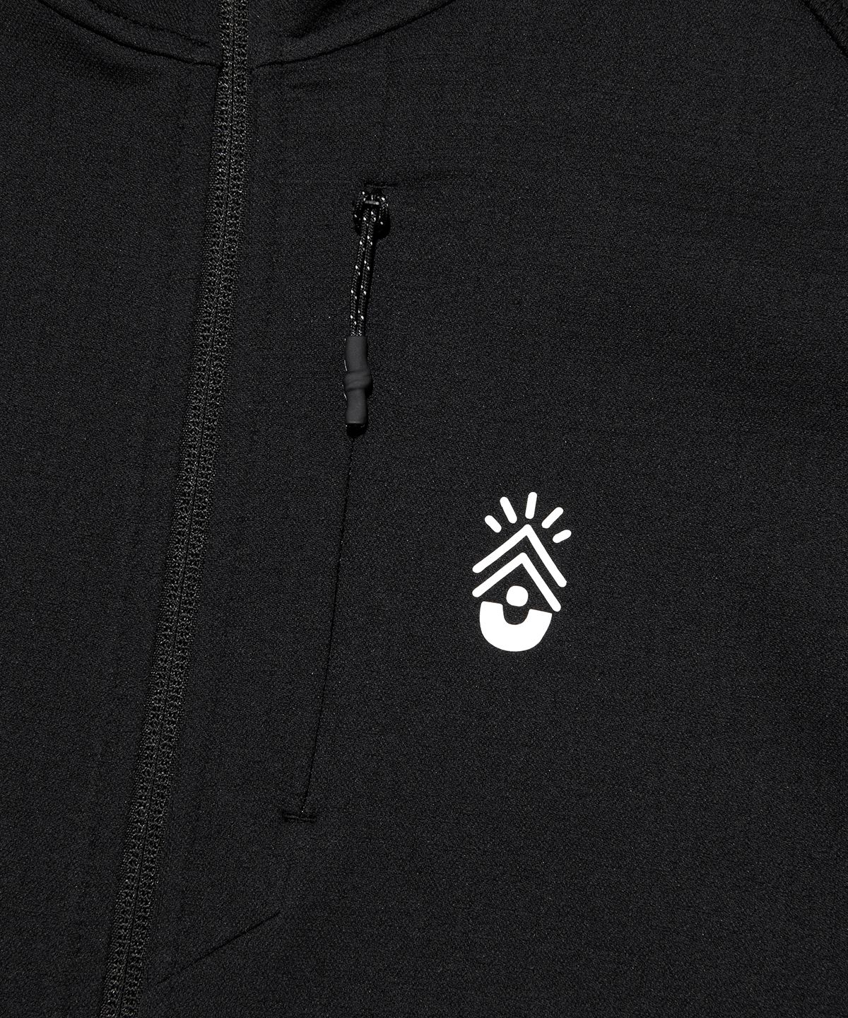 프라이데이세븐(FRIDAYSEVEN) 폴라텍 Polartec  POWER AIR zip hoody - BLACK
