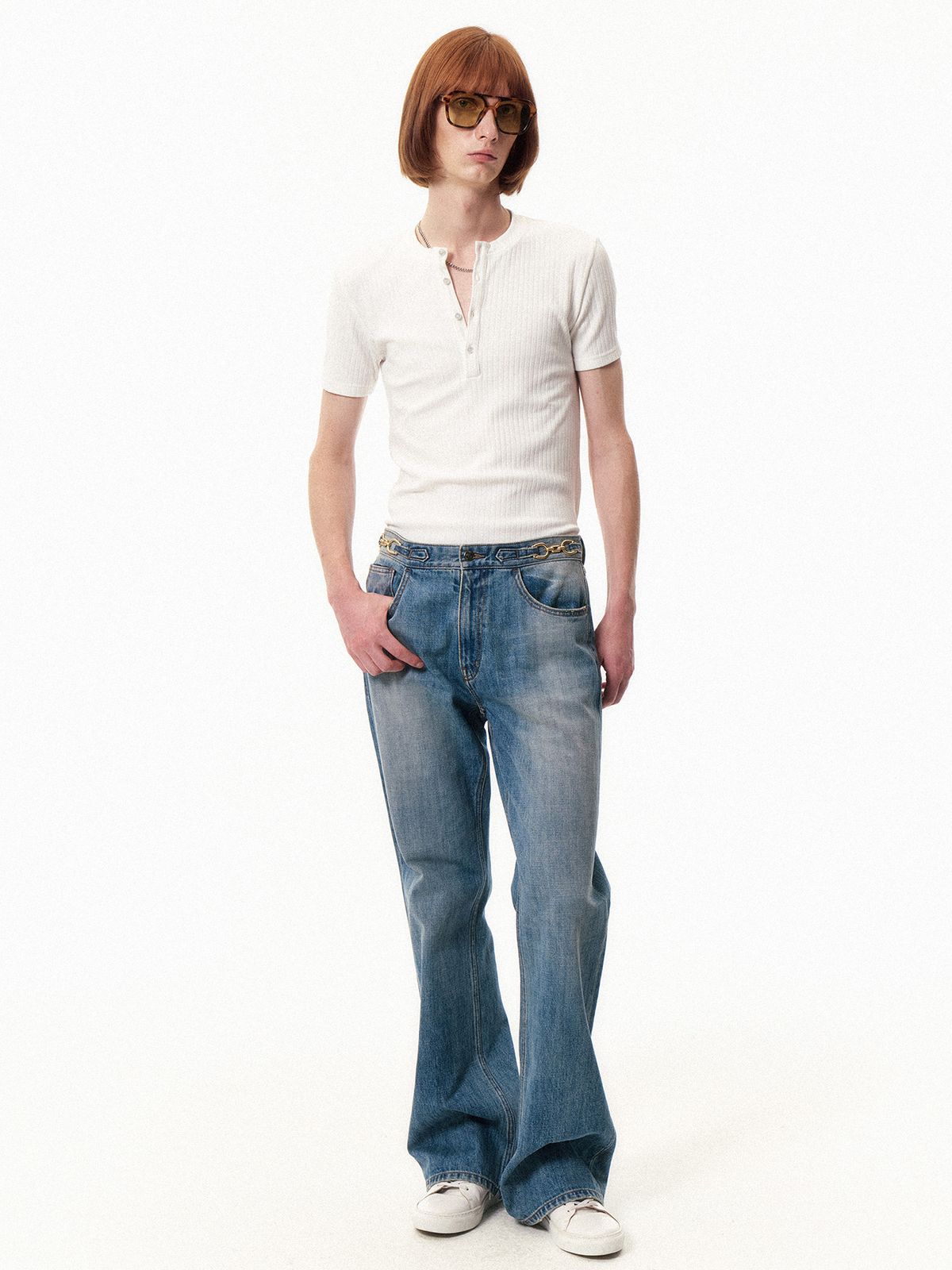 쿠르베(COURBE) Wed Heniey Neck (White)