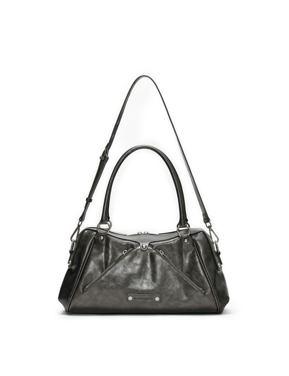 MUSINSA | SUNBURNPROJECT Faux Leather M.O.S Bag, METAL