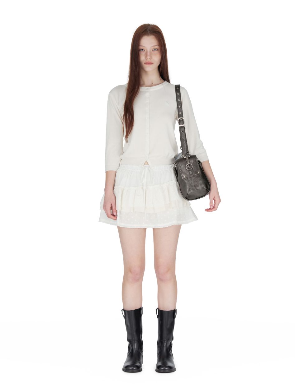 MUSINSA | SUNBURNPROJECT Faux Leather M.O.S Bag, METAL