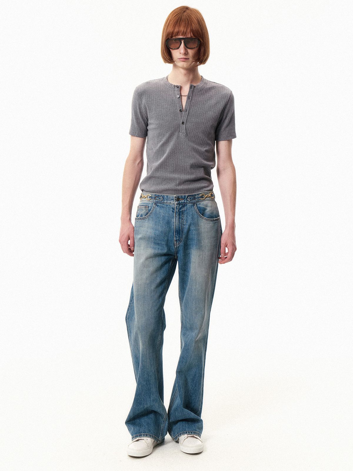 쿠르베(COURBE) Wed Heniey Neck (Gray)