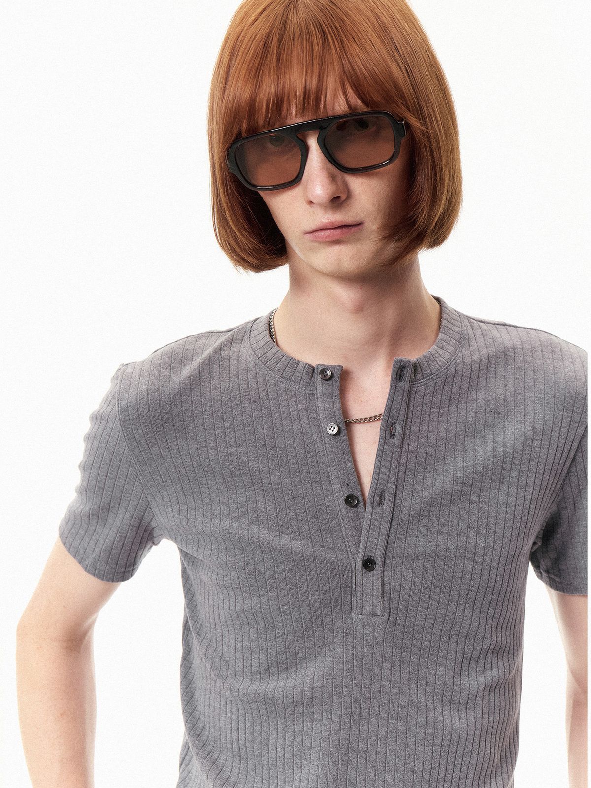 쿠르베(COURBE) Wed Heniey Neck (Gray)