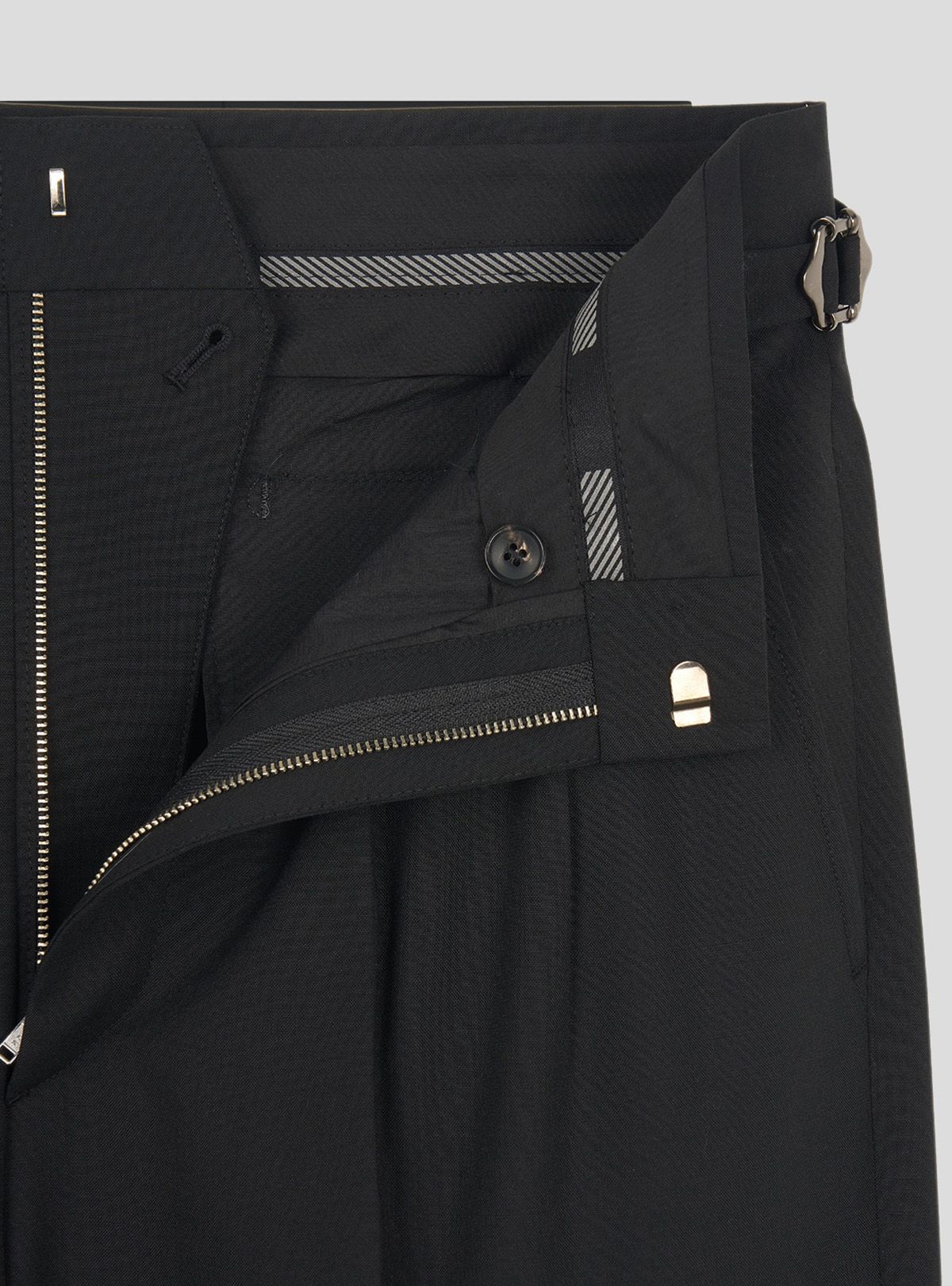 쿠르베(COURBE) High Waist Flare Pants (Black)