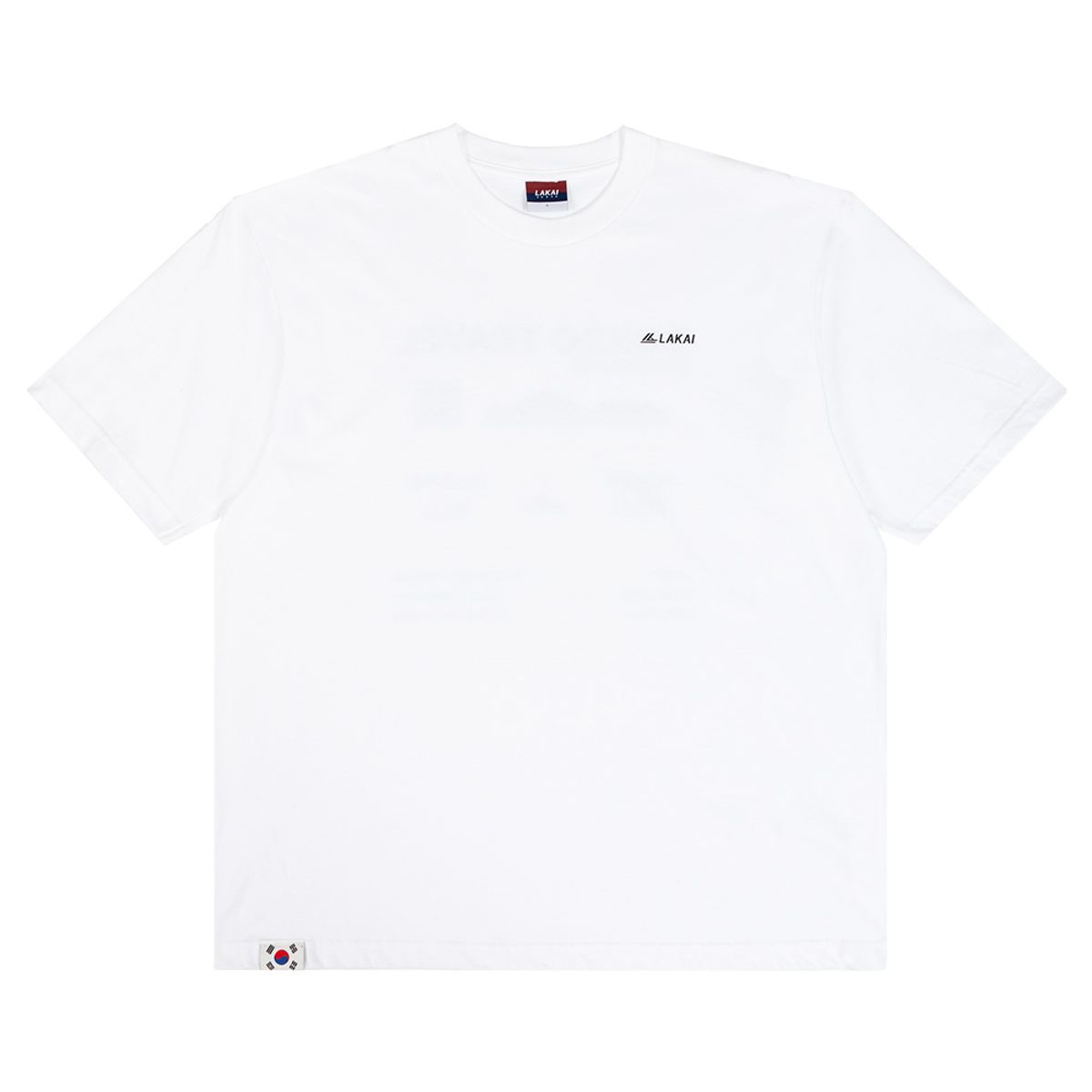 라카이(LAKAI) [상의] KR 독도여행 티셔츠 (오버핏) [블랙, 화이트, 카멜]