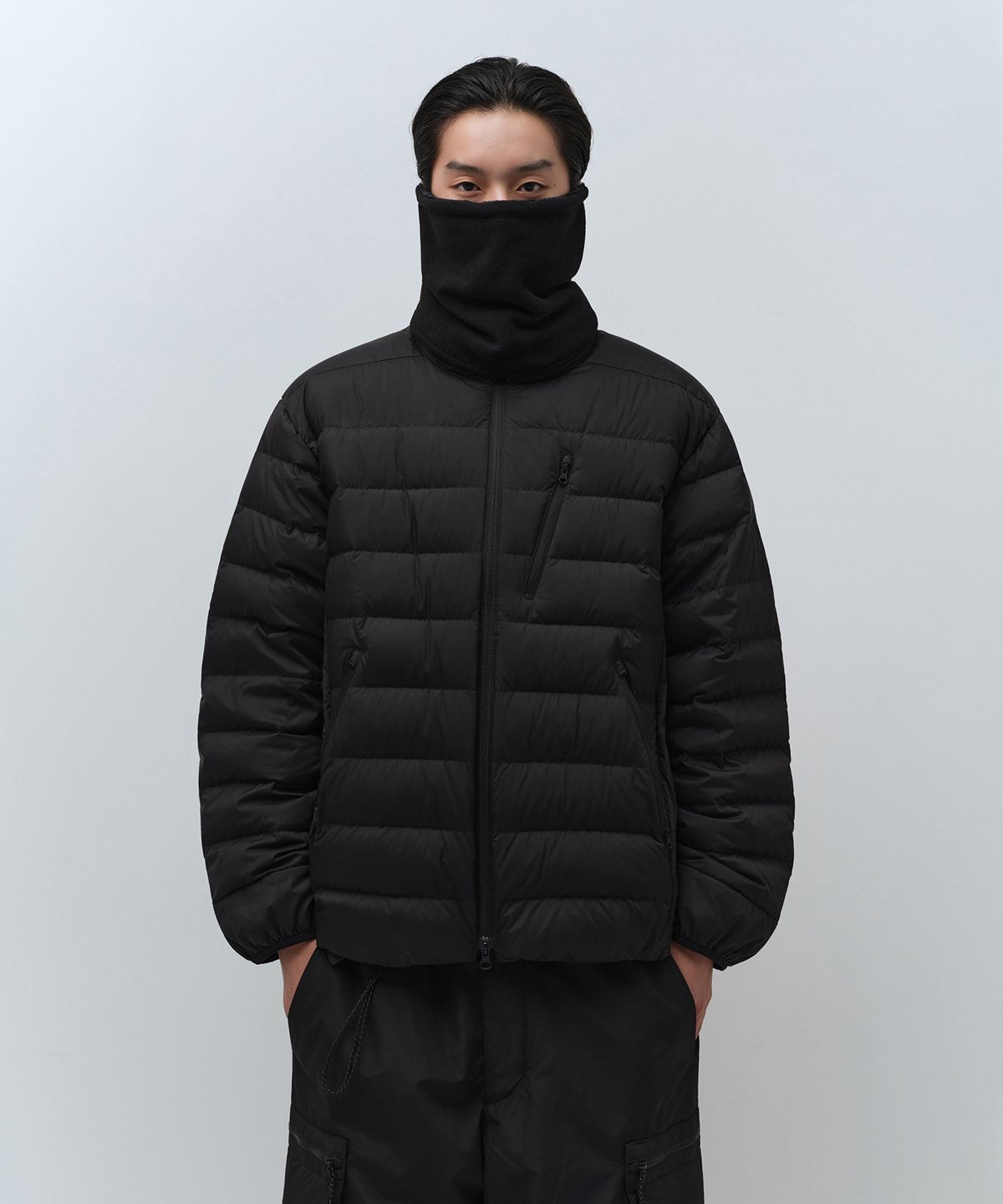 무신사 스탠다드(MUSINSA STANDARD) 플리스 넥워머 [블랙]