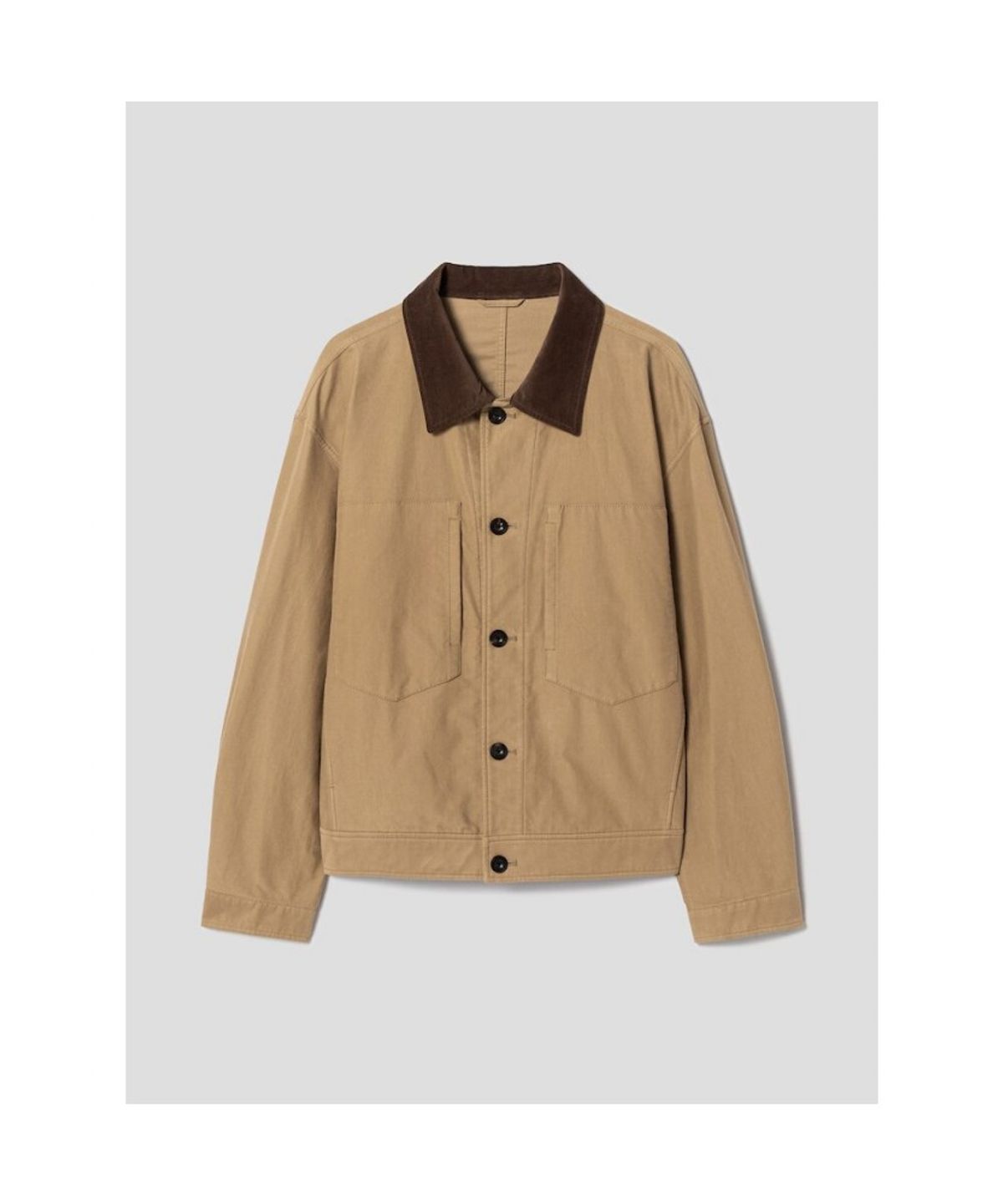시프트지(SHIFT.G) Brushed cotton Trucker Jacket  Beige