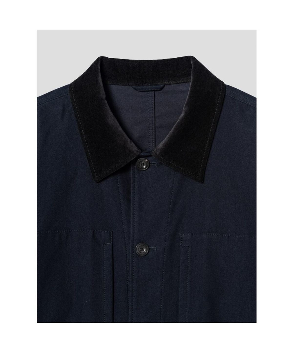 시프트지(SHIFT.G) Brushed cotton Trucker Jacket  Navy