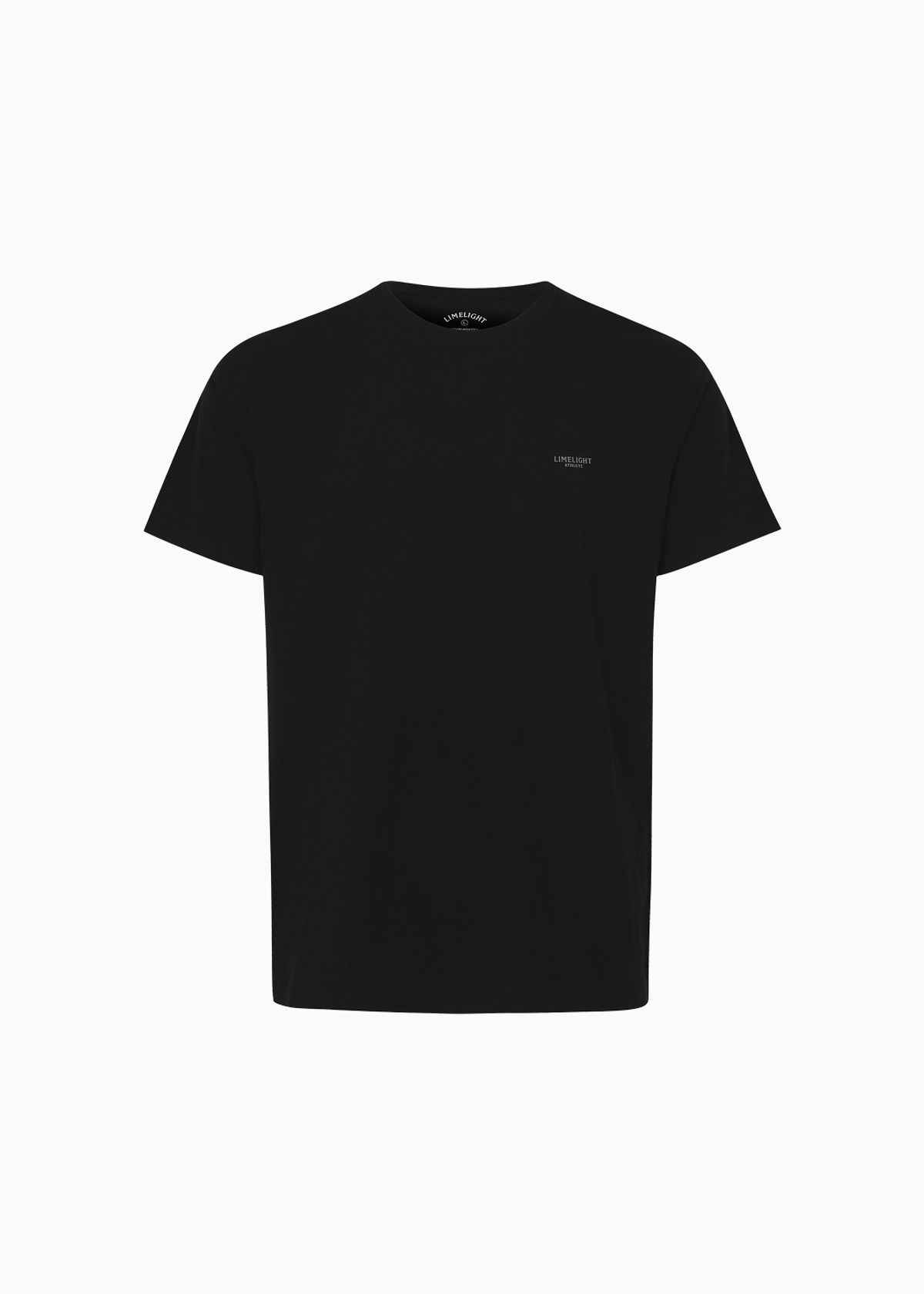 라임라잇 어패럴(LIMELIGHT APPAREL) 애슬릿 스탠다드 핏 티셔츠 (블랙/그레이)