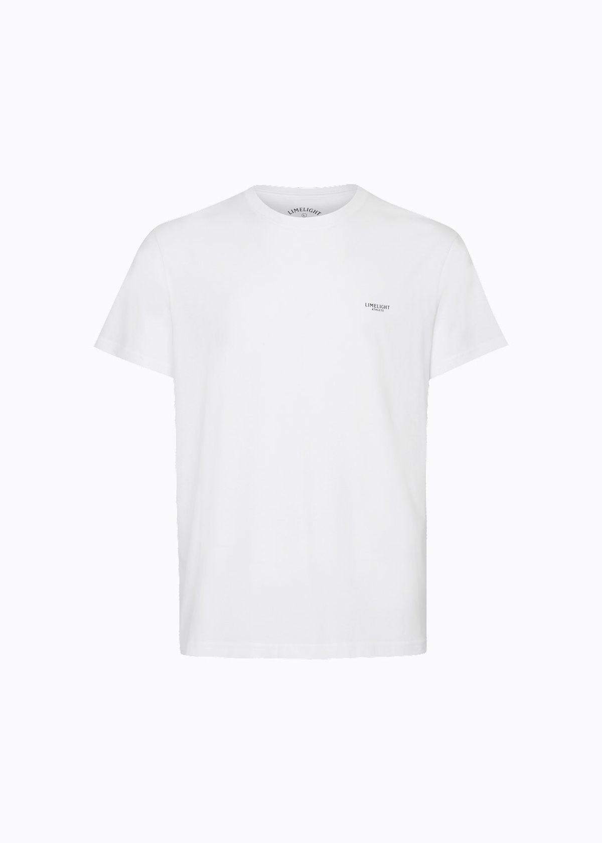 라임라잇 어패럴(LIMELIGHT APPAREL) 애슬릿 스탠다드 핏 티셔츠 (화이트/블랙)