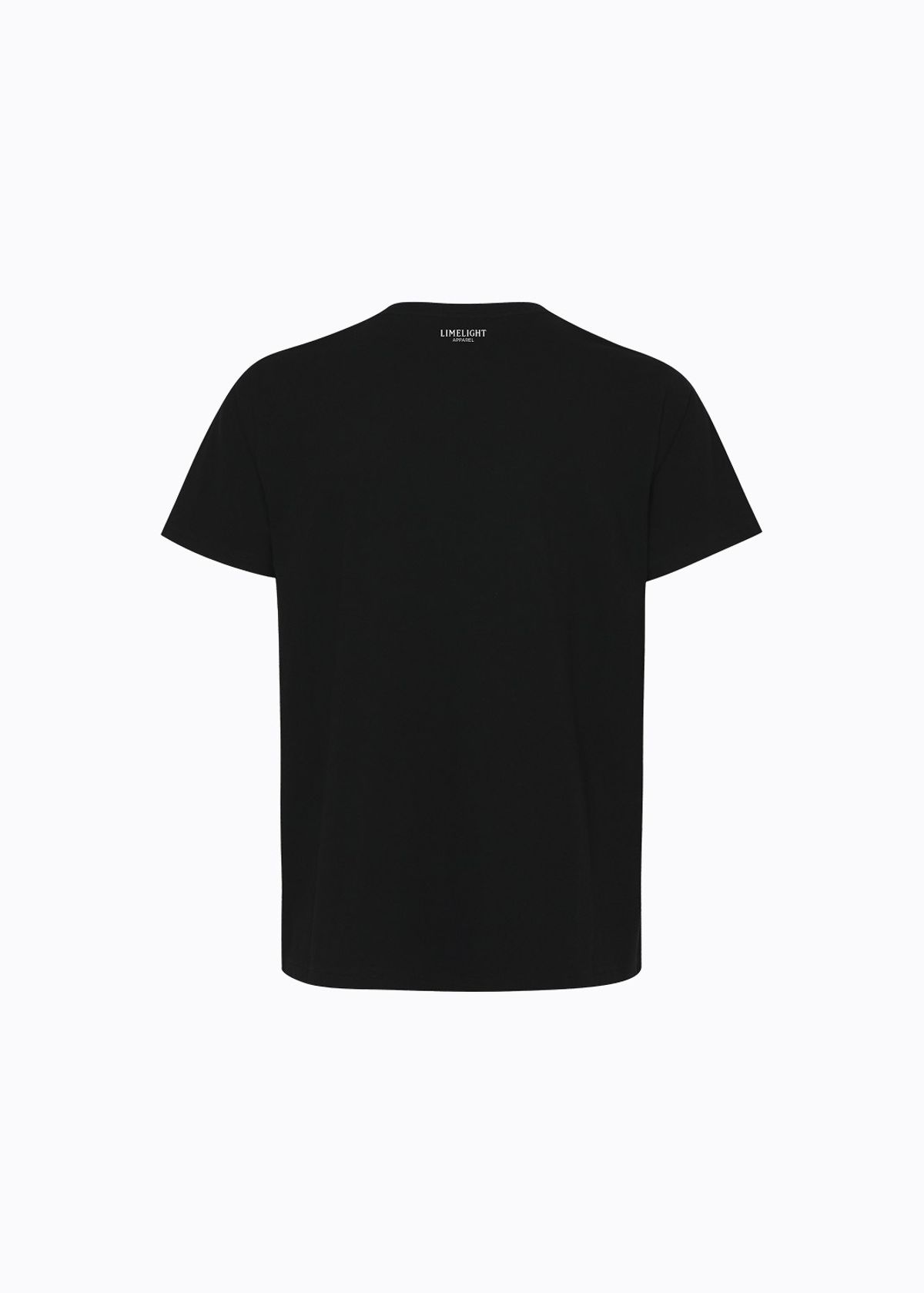라임라잇 어패럴(LIMELIGHT APPAREL) 애슬릿 스탠다드 핏 애슬레틱 로고 티셔츠 (블랙/화이트)