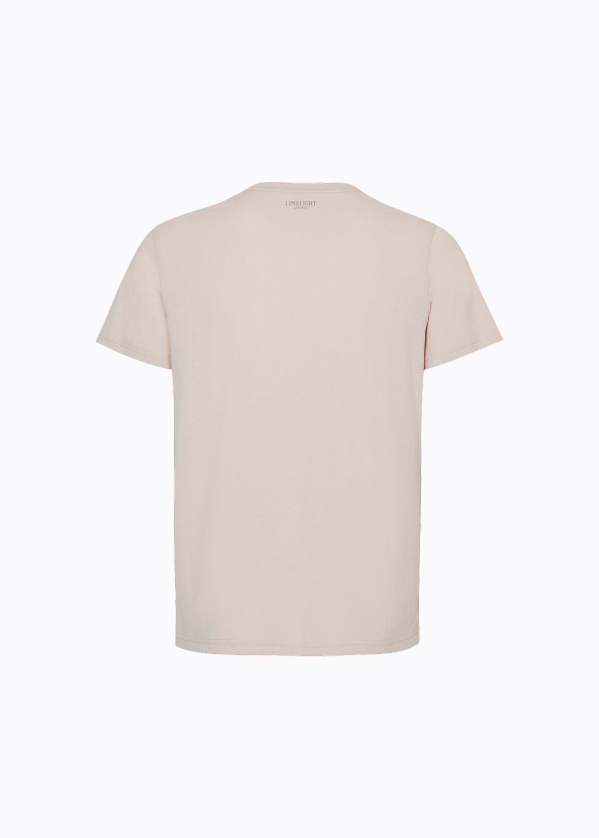 라임라잇 어패럴(LIMELIGHT APPAREL) 애슬릿 스탠다드 핏 애슬레틱 로고 티셔츠 (샌드/그레이)