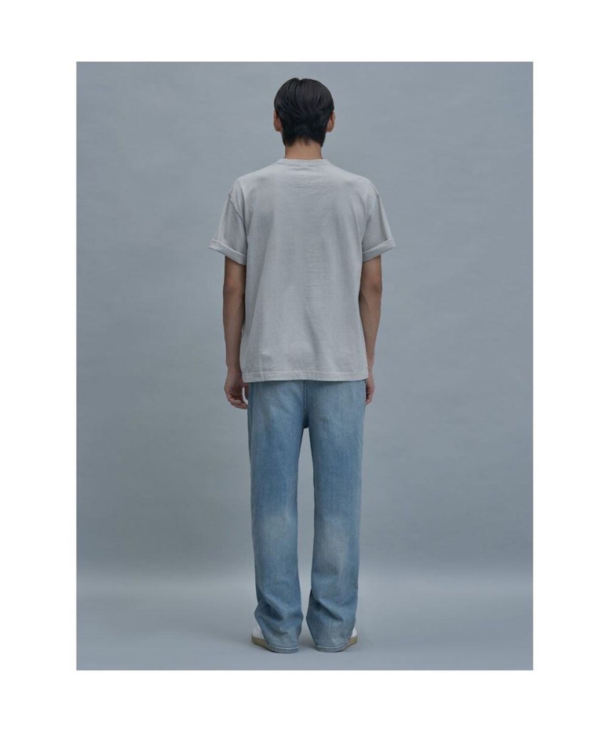 시프트지(SHIFT.G) Semi Wide Tapered Denim Pants  Blue