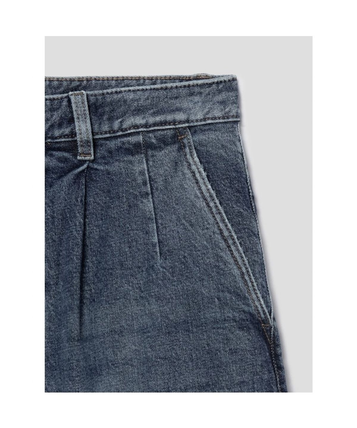 시프트지(SHIFT.G) Semi Wide Tapered Denim Pants  Navy