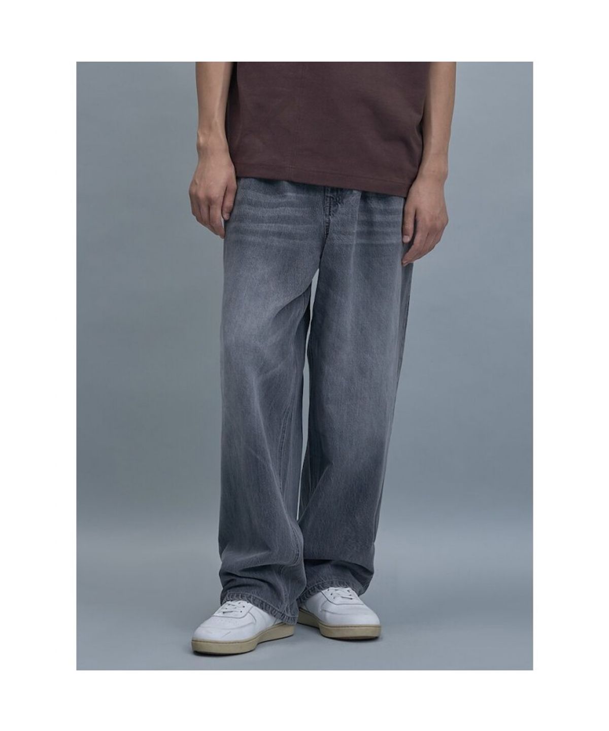 시프트지(SHIFT.G) Semi Wide Tapered Denim Pants  Black