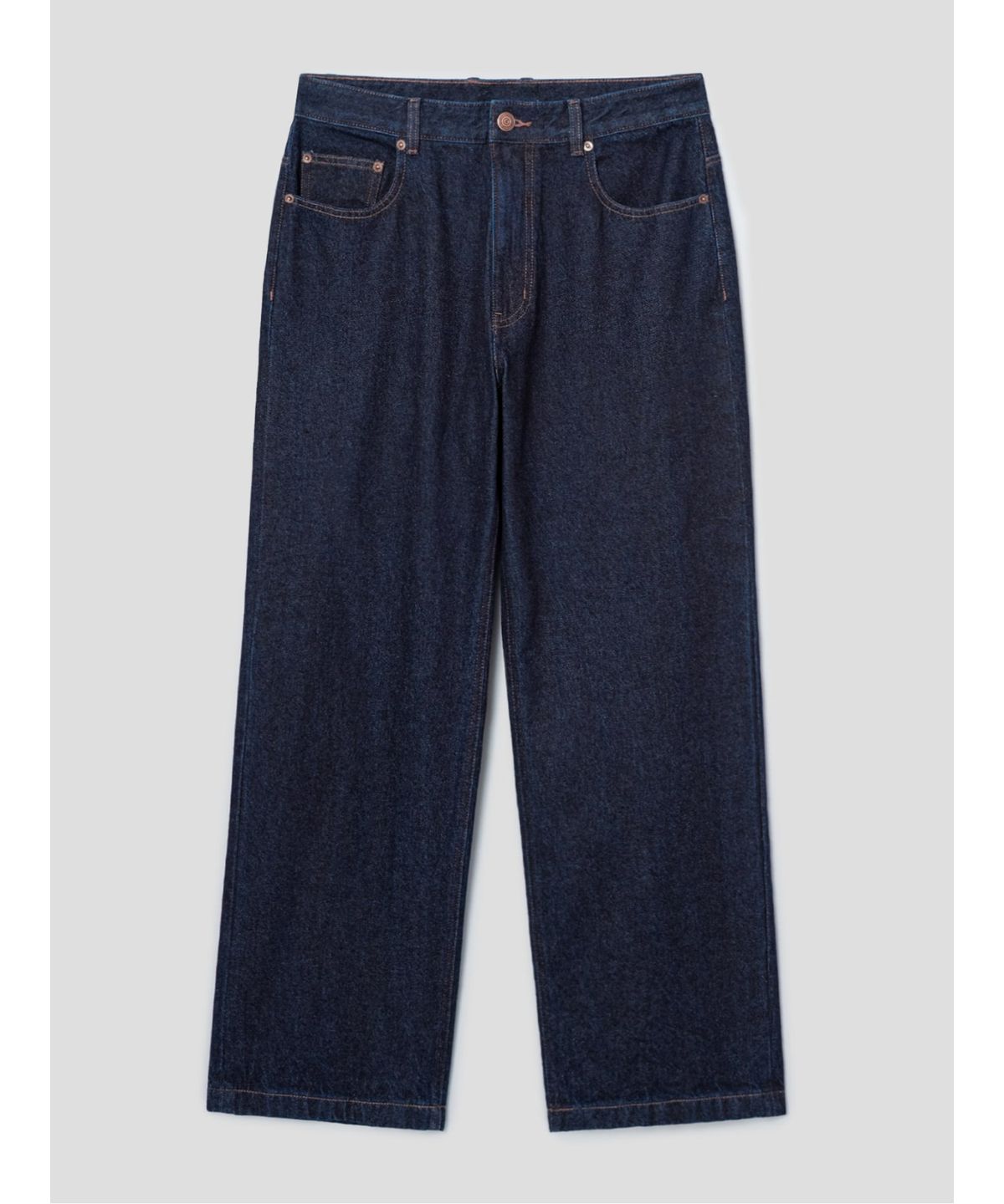 시프트지(SHIFT.G) Washed Wide Denim Pants  Navy