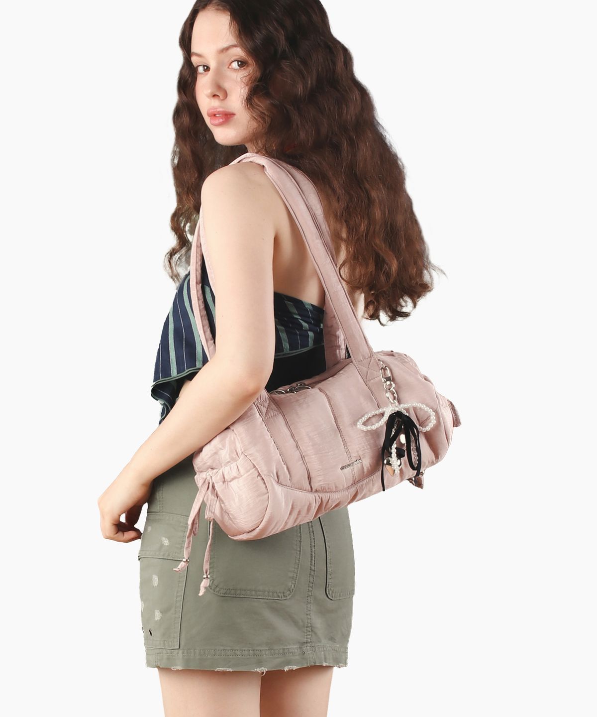 마스마룰즈(MASMARULEZ) Breeze glow shoulder bag_Pink