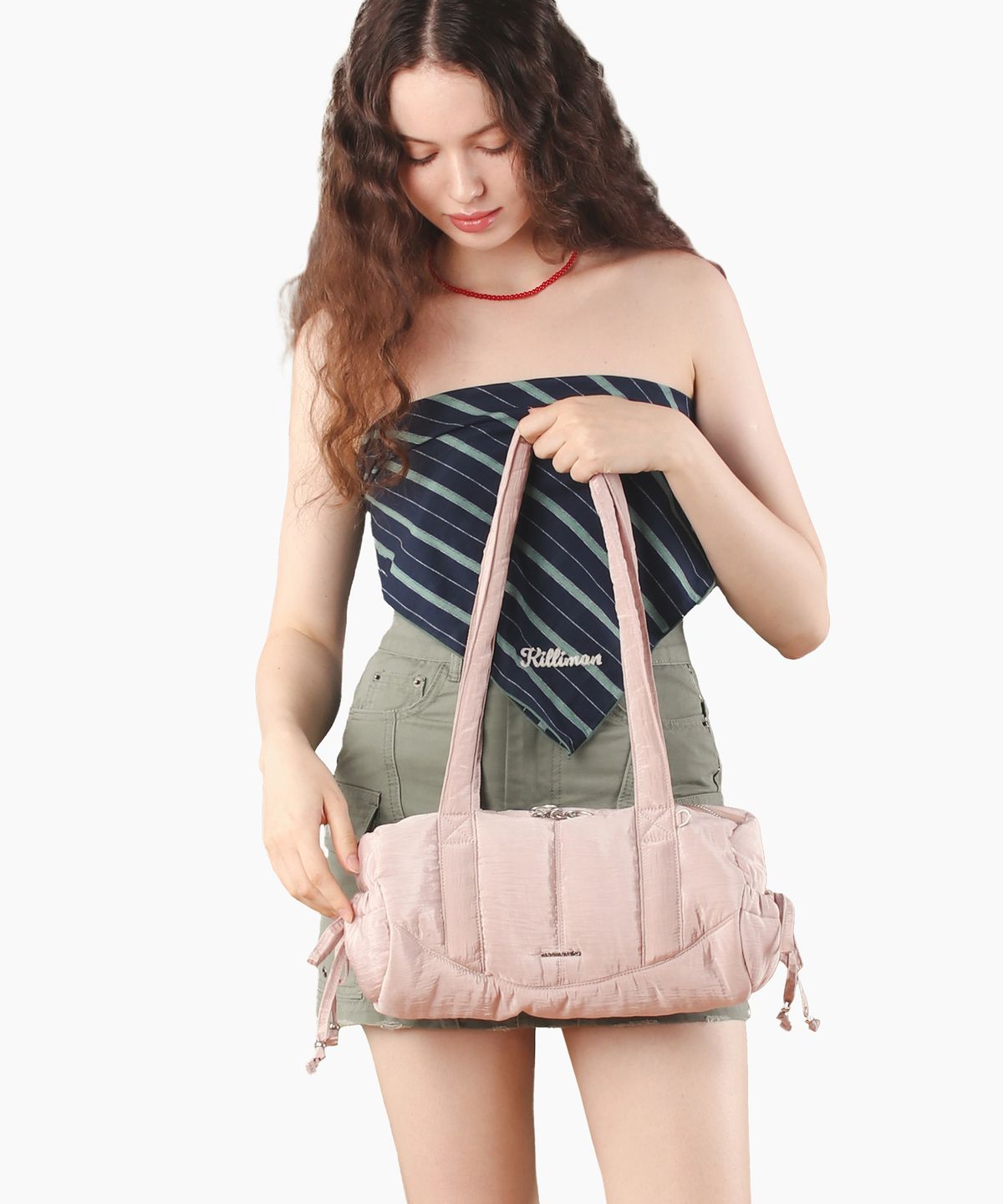 마스마룰즈(MASMARULEZ) Breeze glow shoulder bag_Pink