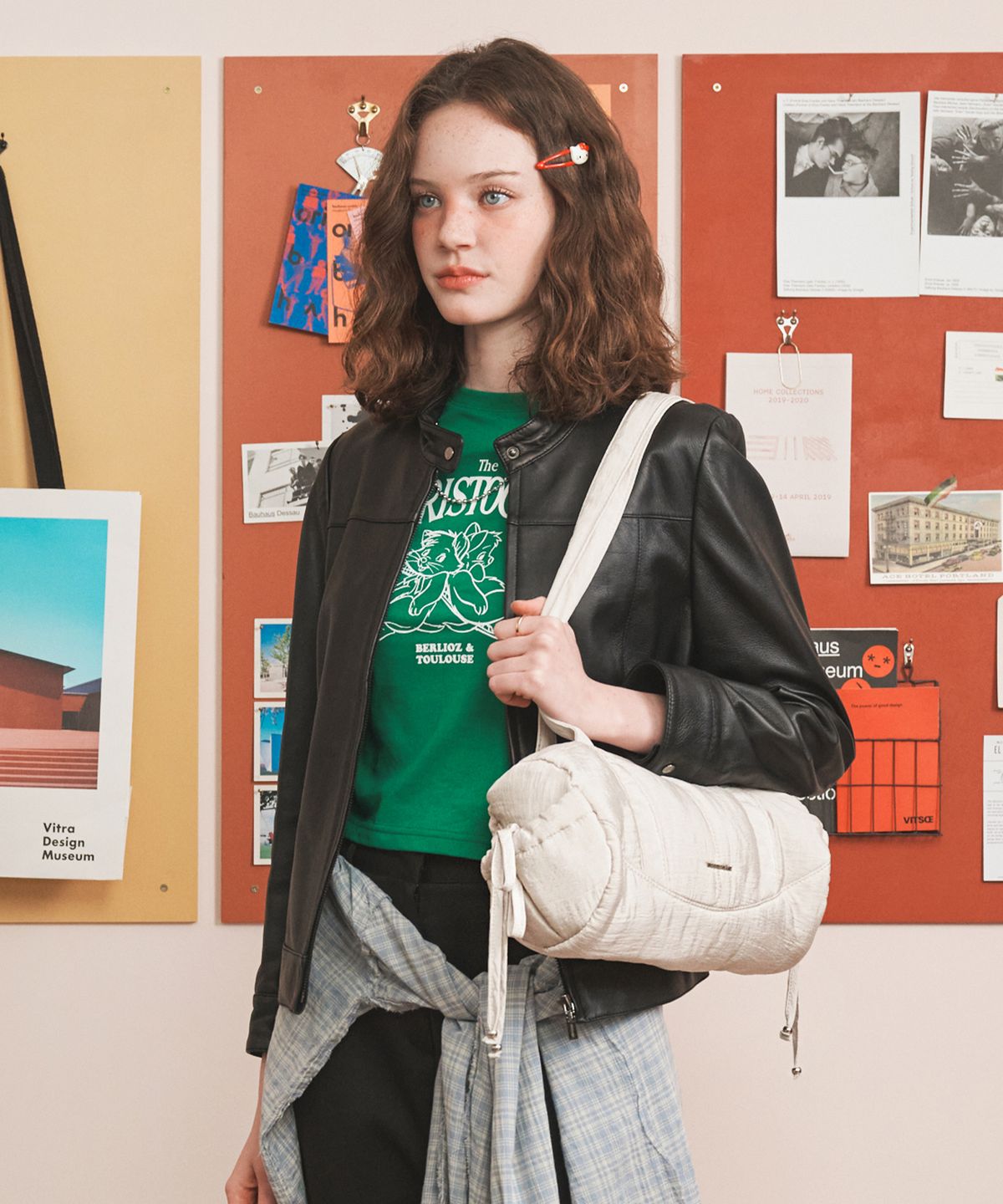 마스마룰즈(MASMARULEZ) Breeze glow shoulder bag_Pearl beige
